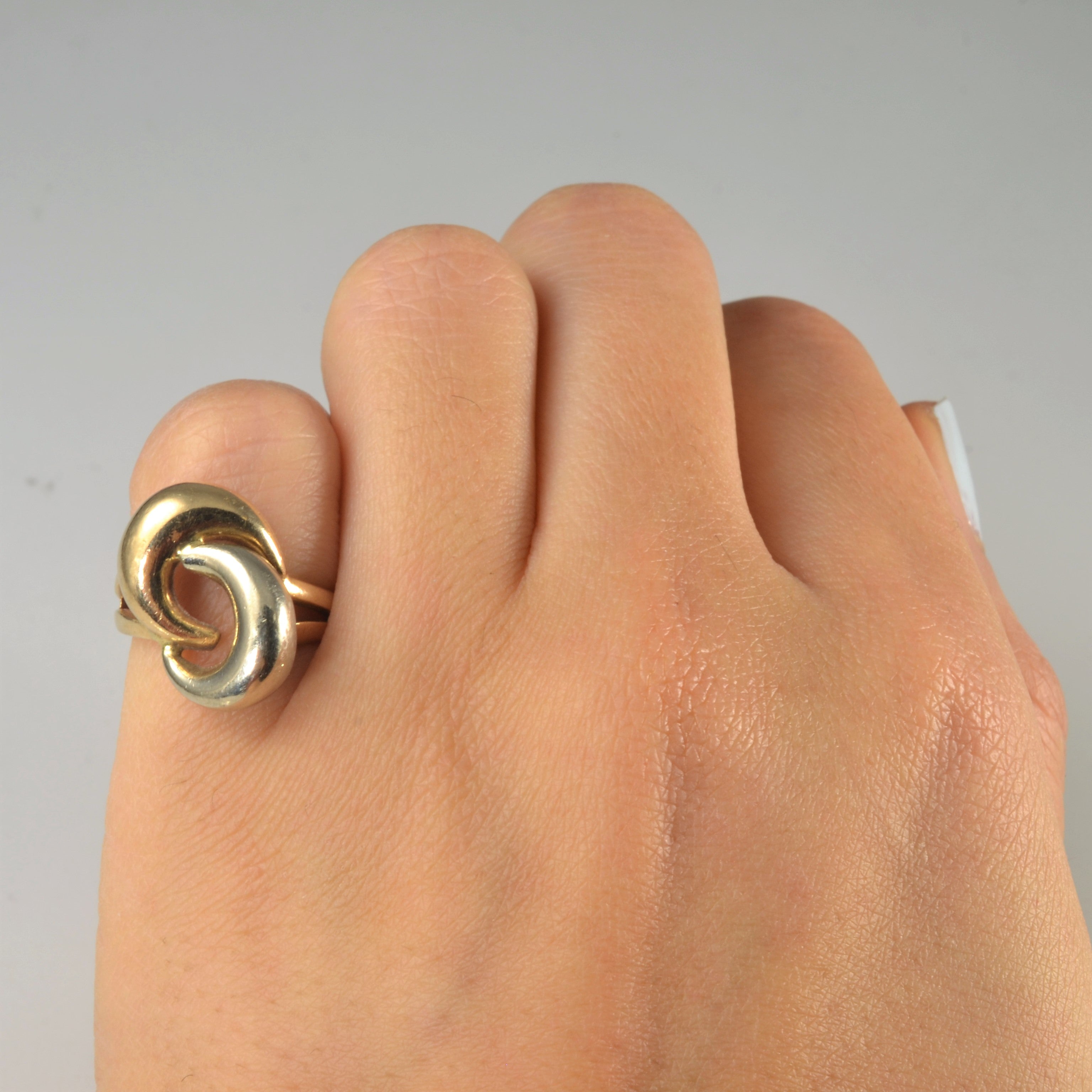 Two Tone Swirling Bypass Ring | SZ 3.75 |