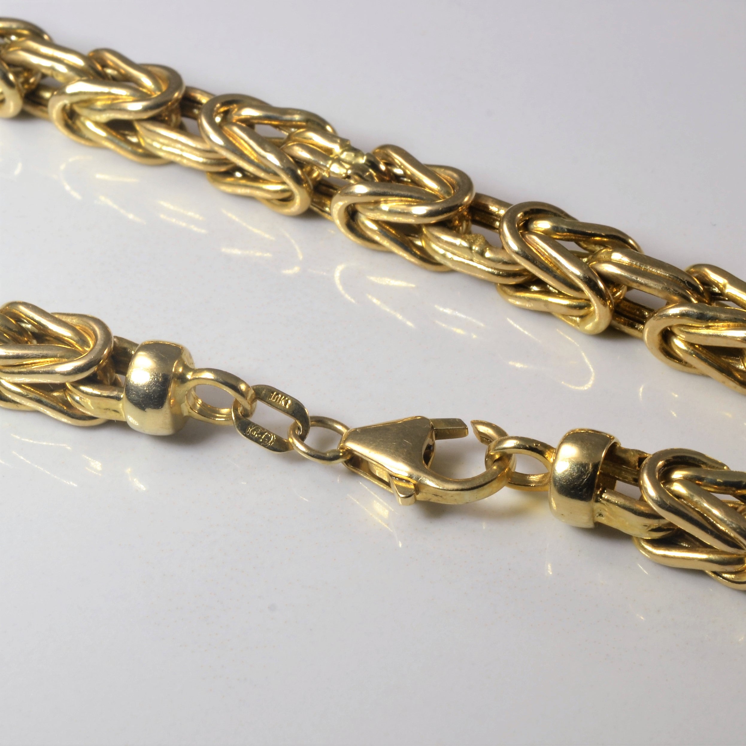 10k Yellow Gold Kings Braid Chain | 32" |