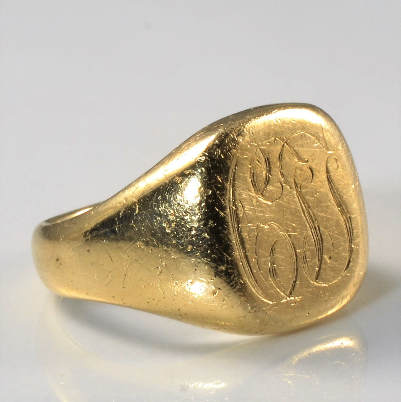 Yellow Gold Signet Ring | SZ 6 |