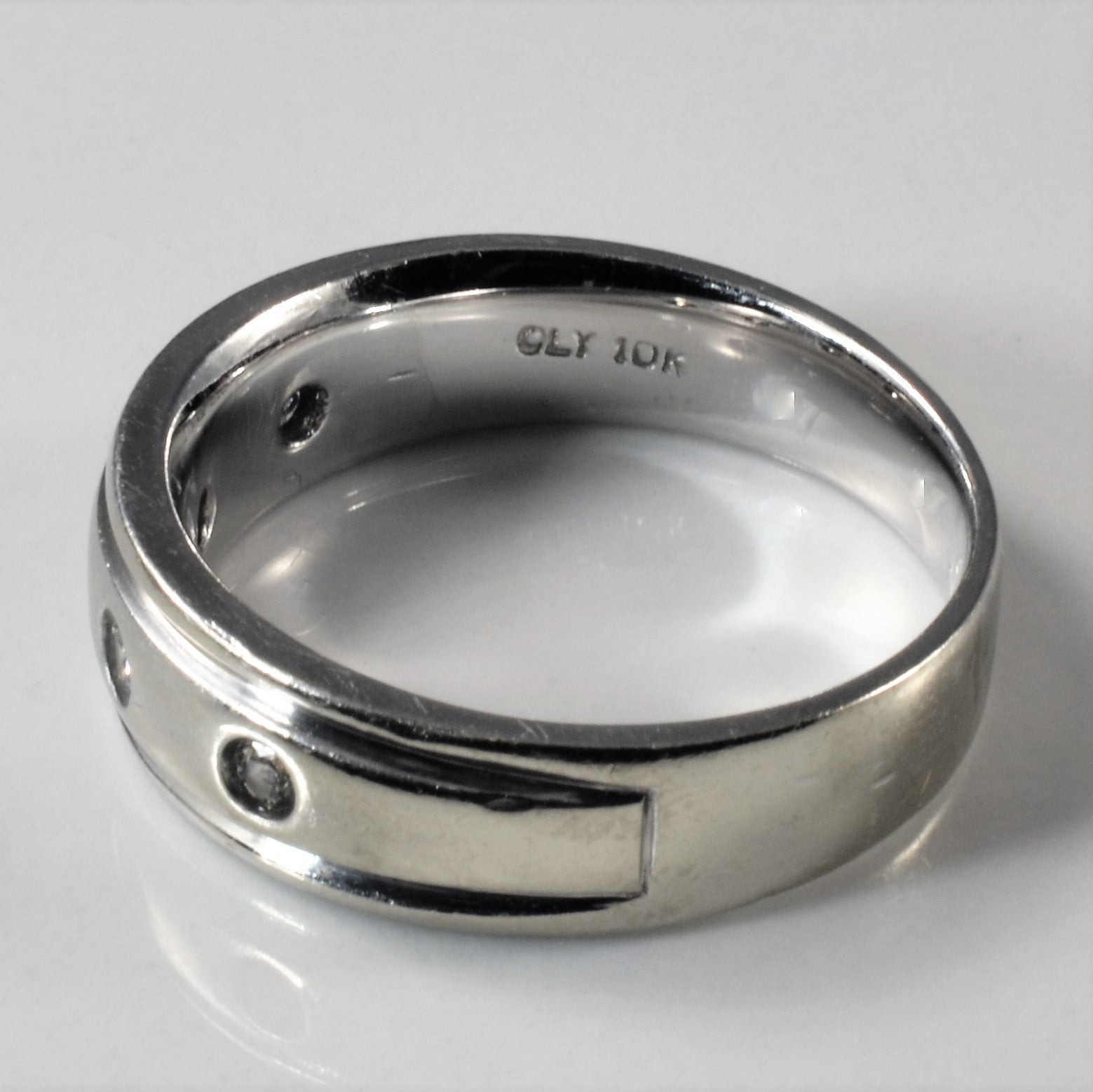 Four Stone Gypsy Set Diamond Band | 0.24ctw | SZ 10 |