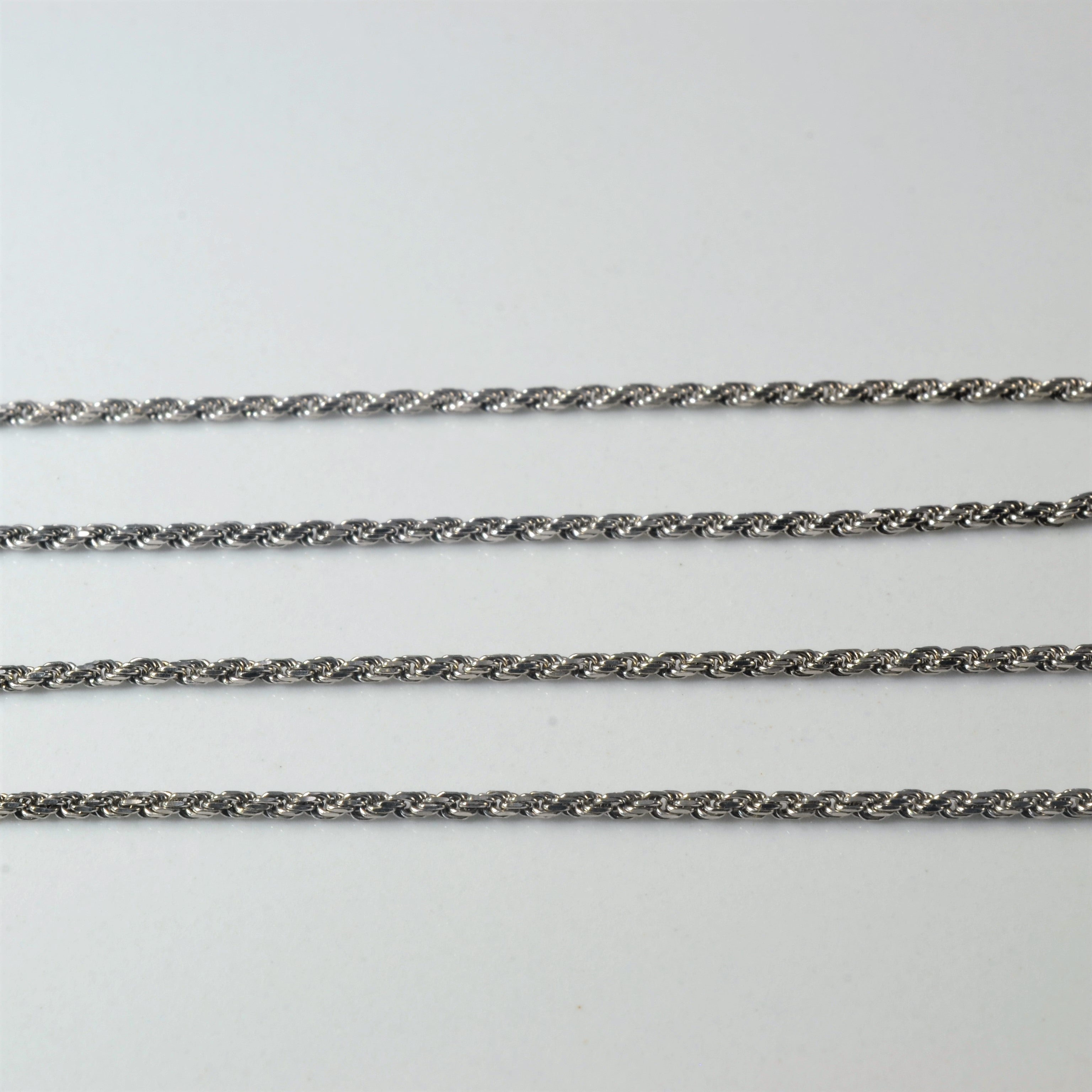 Satin Finish Diamond Tear Drop Necklace | 0.22ct | 16" |