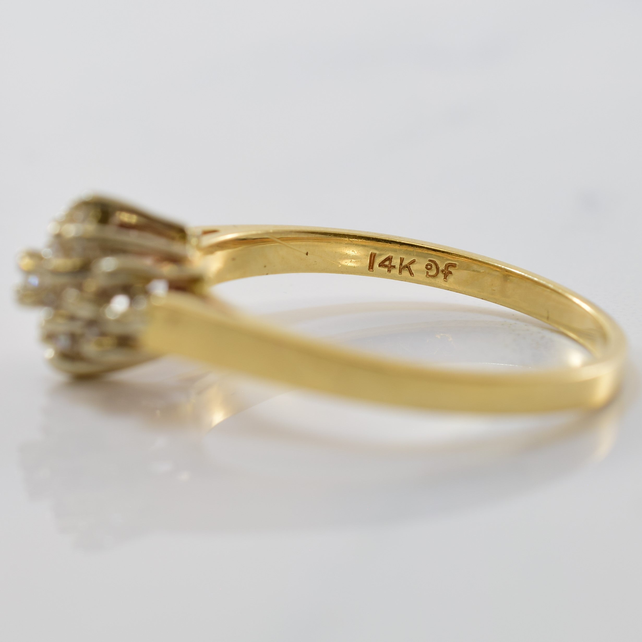 Cluster Diamond Ring | 0.25 ctw | SZ 6.5 |