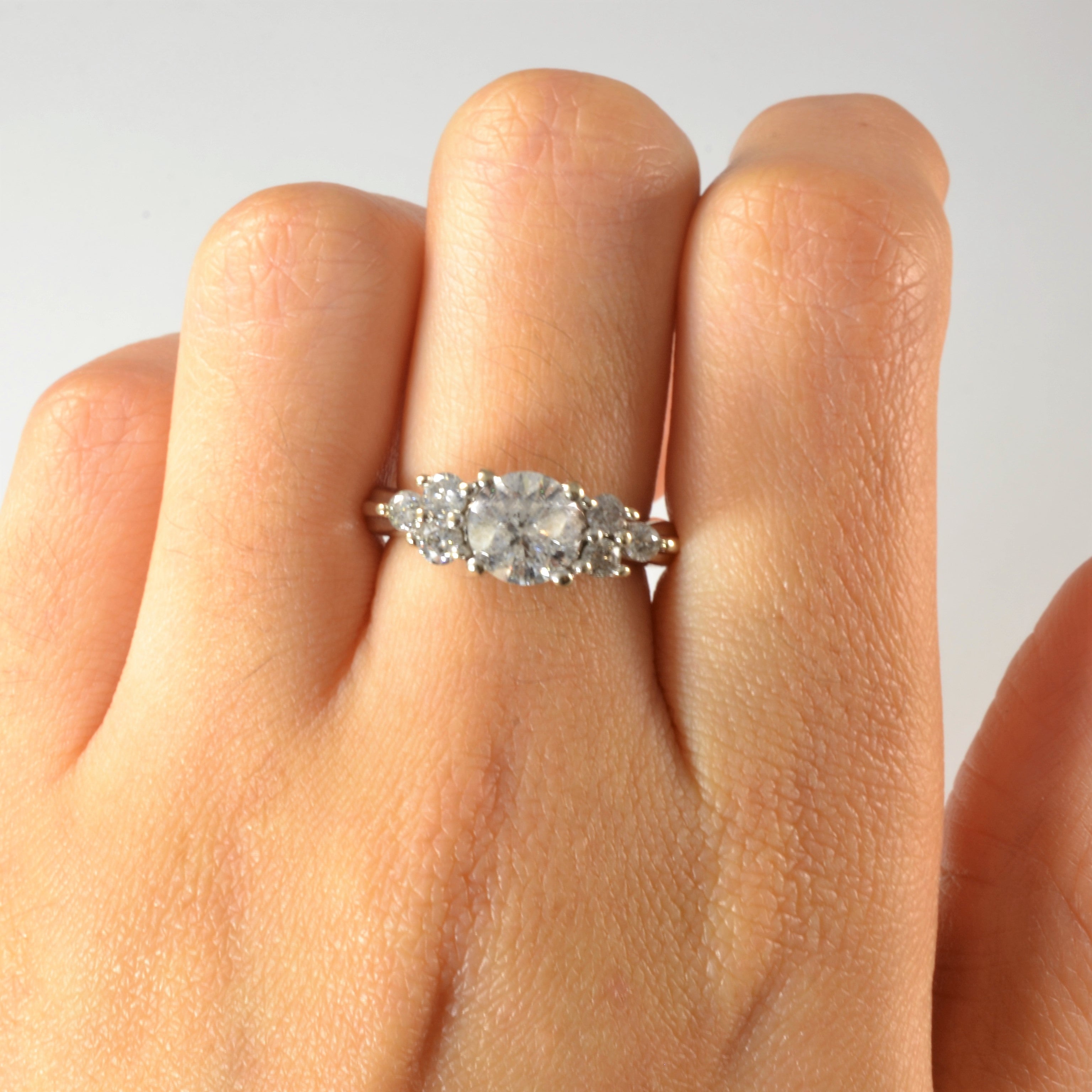 Bague de fiançailles Misty Diamond Cluster | 1,85 ct | Taille 6 |