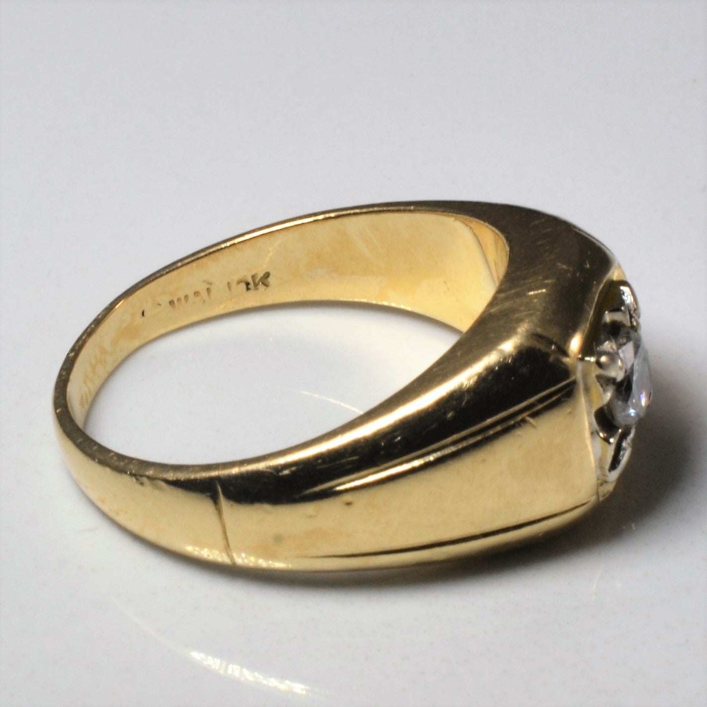Illusion Set Solitaire Diamond Ring | 0.35ct | SZ 9.75 |