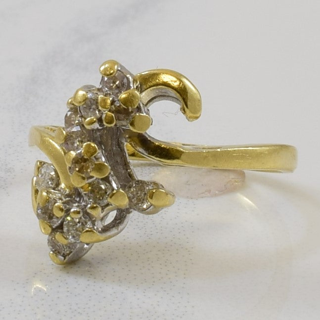 Diamond Spiral Cascade Ring | 0.24ctw | SZ 3 |