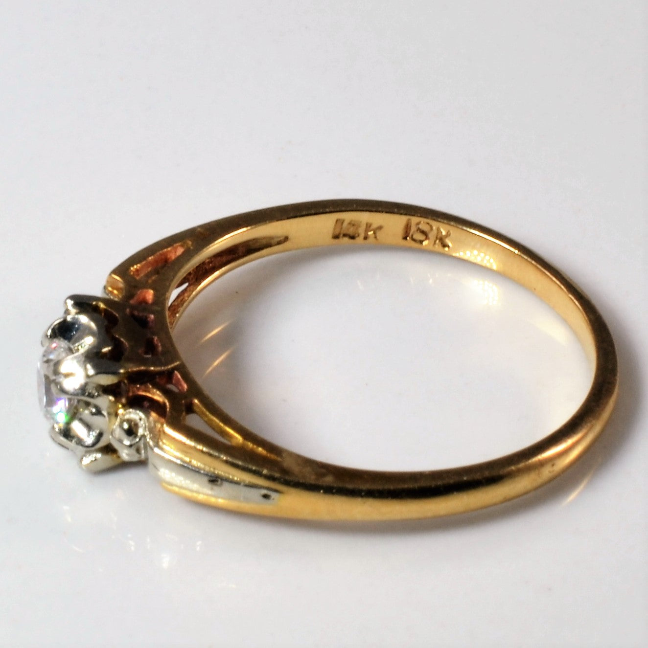 Old European Diamond Retro Solitaire Ring | 0.15ct | SZ 5.75 |