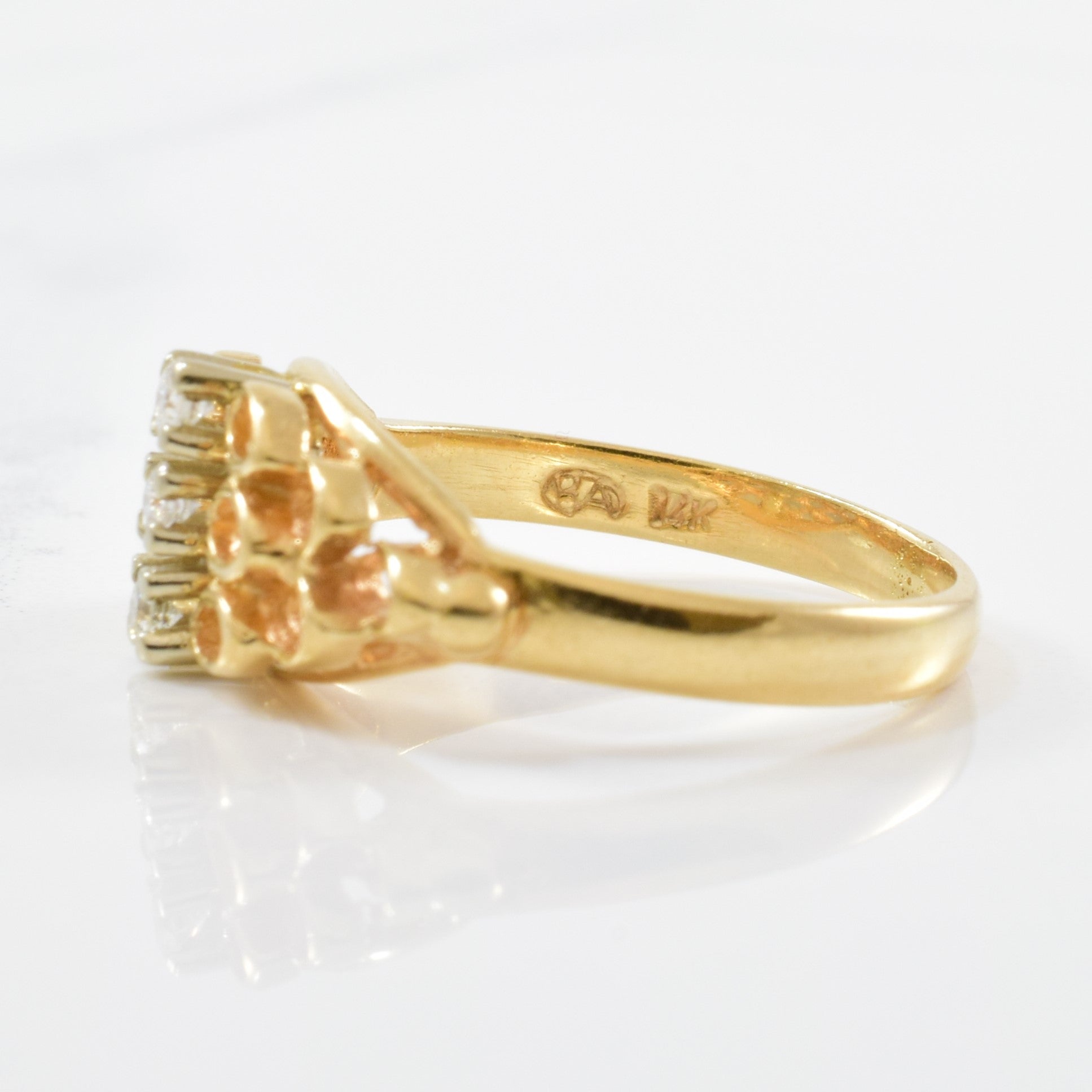 Diamond Honeycomb Ring | 0.07ctw | SZ 4.75 |