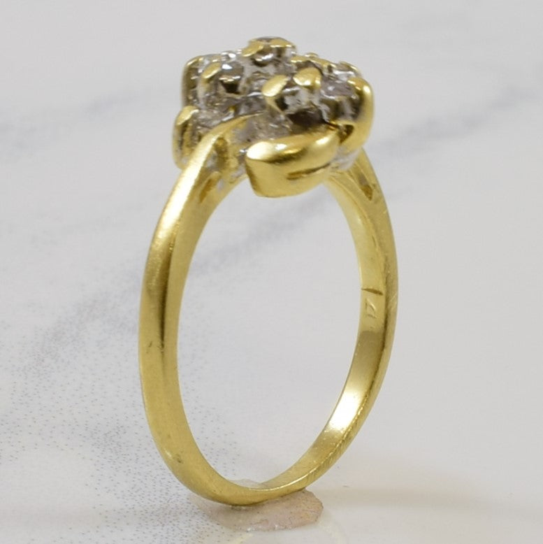 Diamond Spiral Cascade Ring | 0.24ctw | SZ 3 |