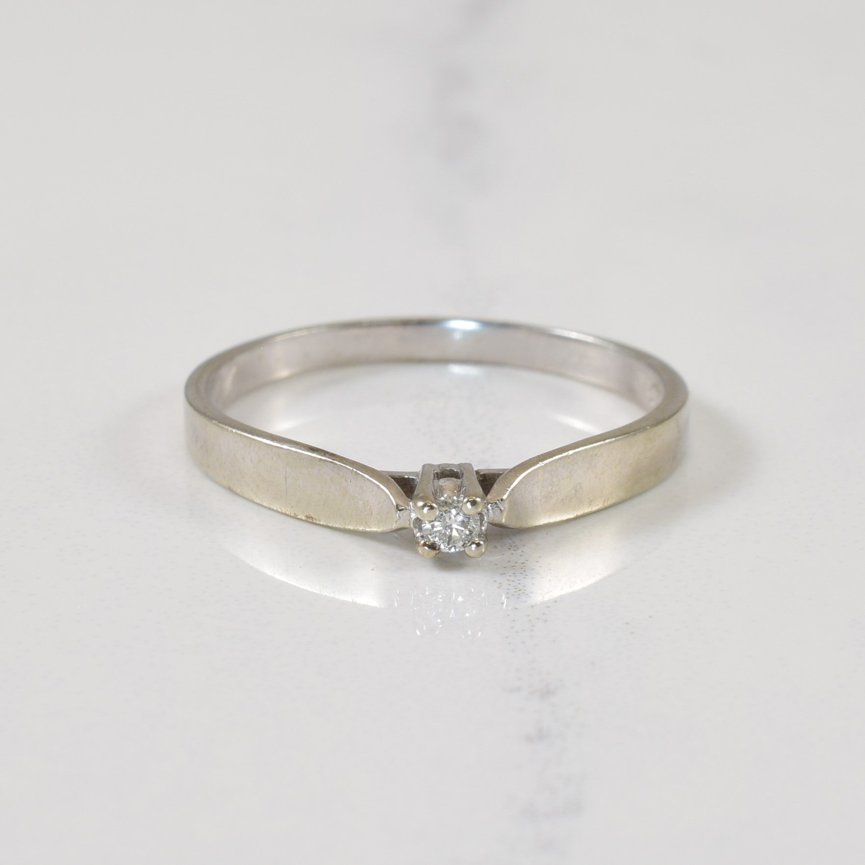 Diamond Cathedral Ring | 0.03ct | SZ 7.25 |