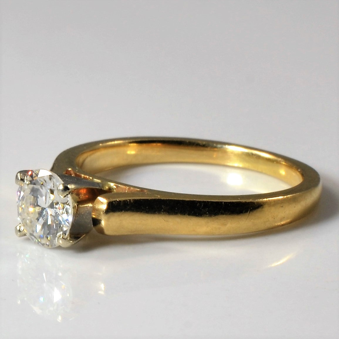 Solitaire Diamond Engagement Ring | 0.54ct | SZ 5.5 |