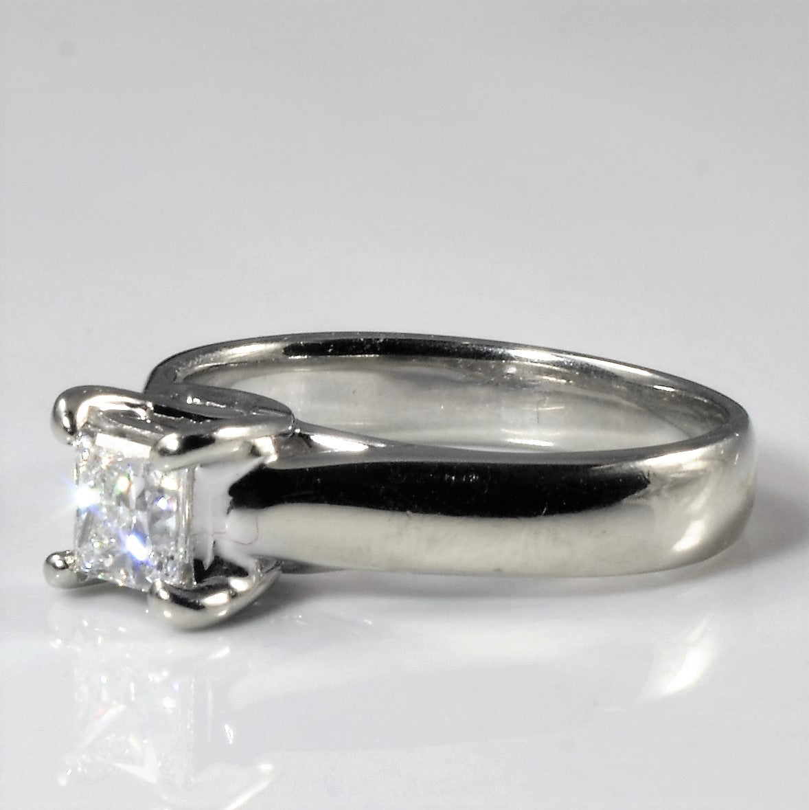 Princess Diamond Solitaire Engagement Ring | 0.47ct | SZ 4.75 |
