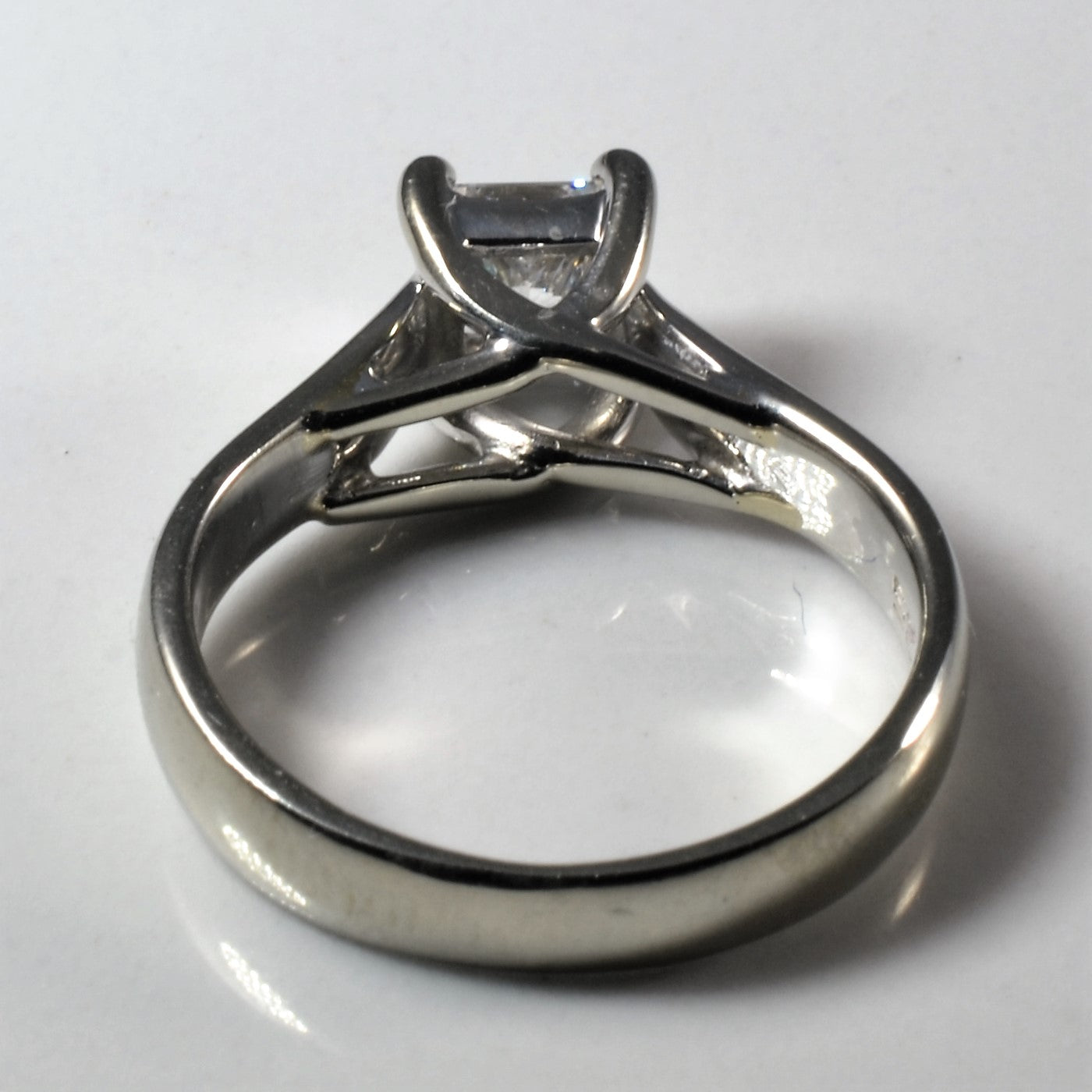 Princess Diamond Solitaire Engagement Ring | 0.47ct | SZ 4.75 |