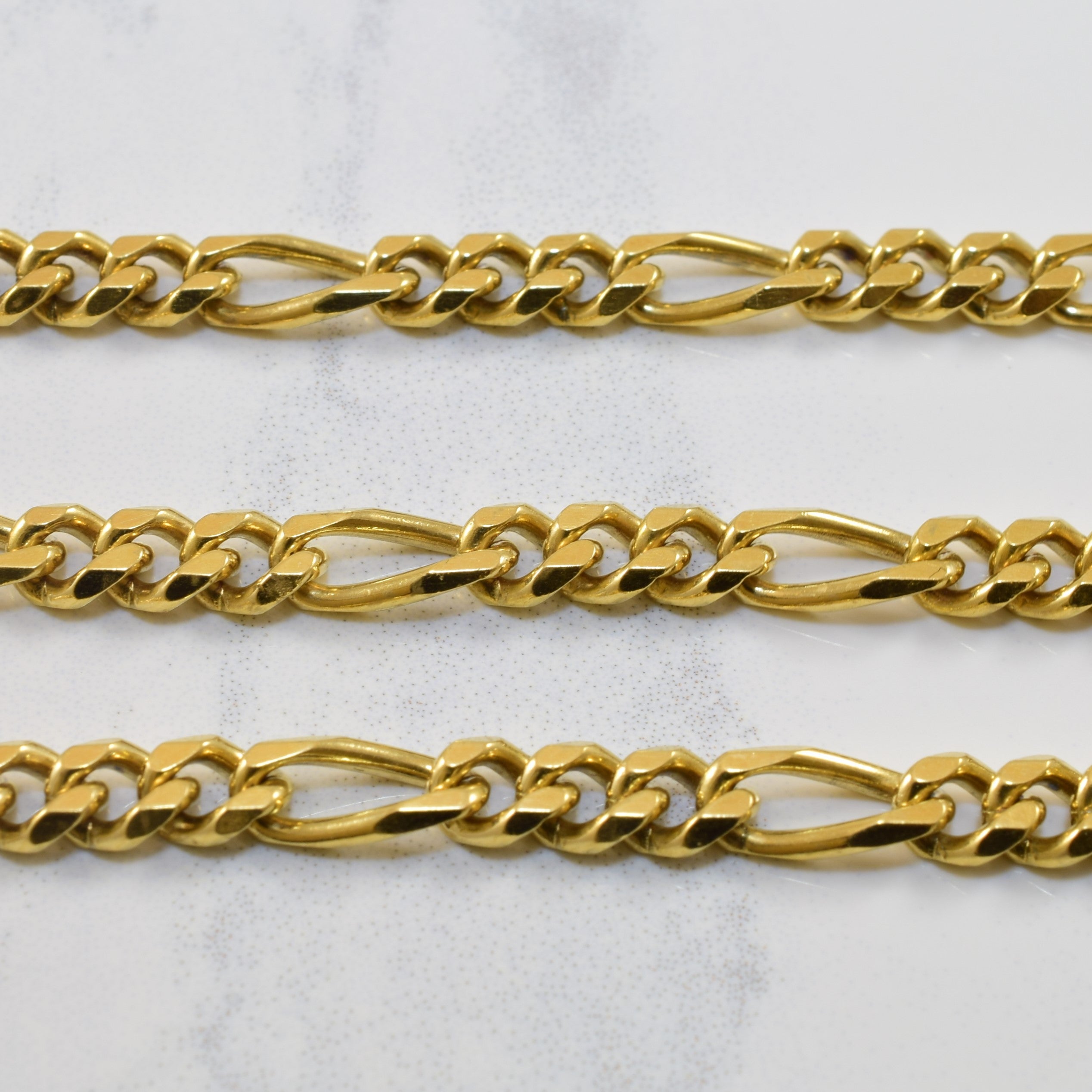 Balestra' 18k Yellow Gold Figaro Chain | 20" |