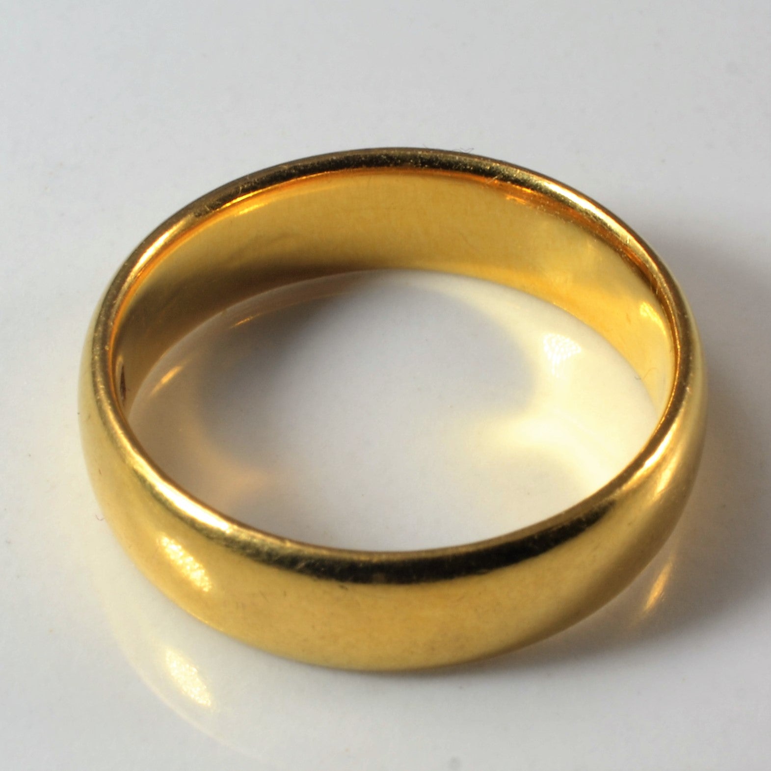 1910s Yellow Gold Plain Band | SZ 6 |