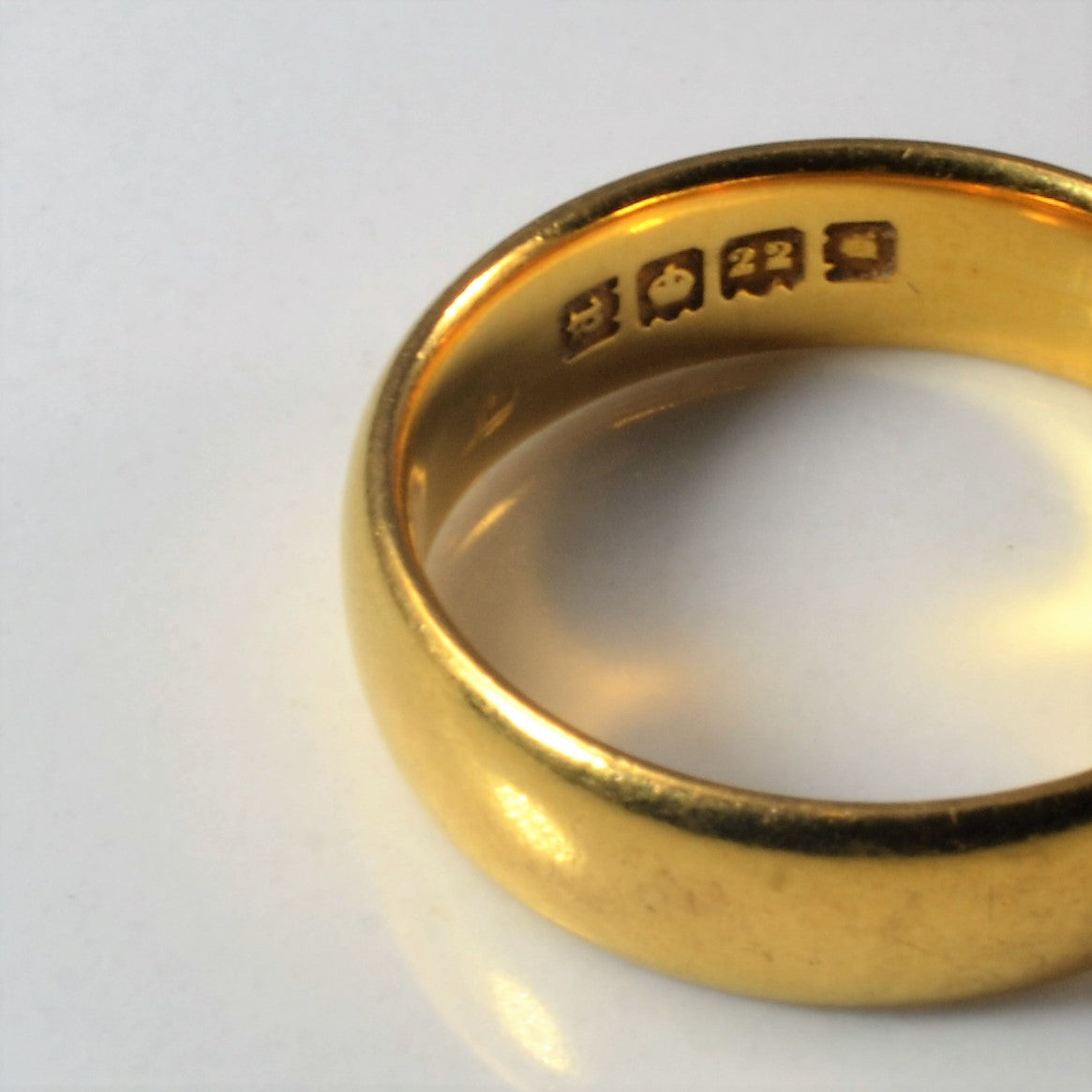 1910s Yellow Gold Plain Band | SZ 6 |
