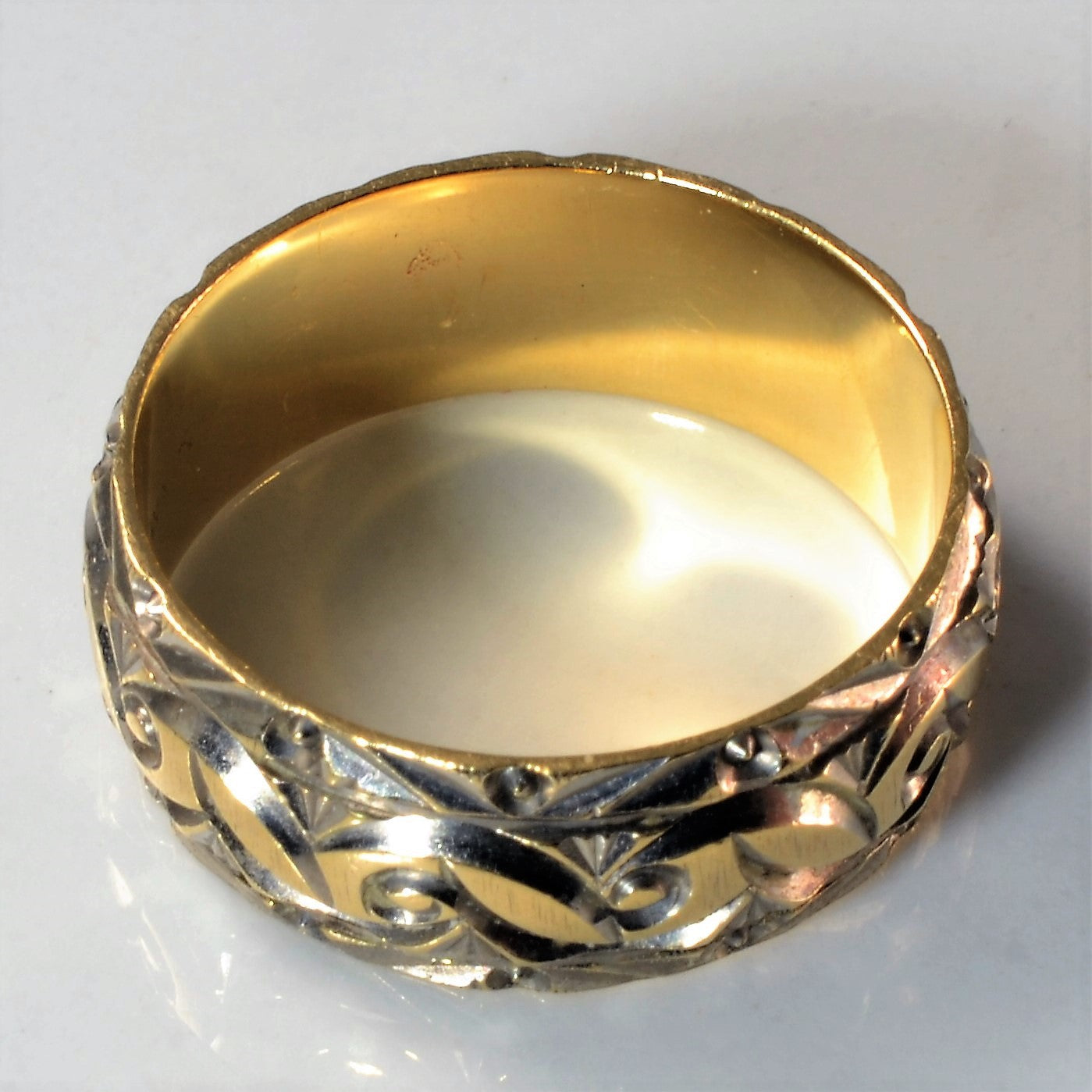 Ornate Two Tone Band | SZ 8.75 |