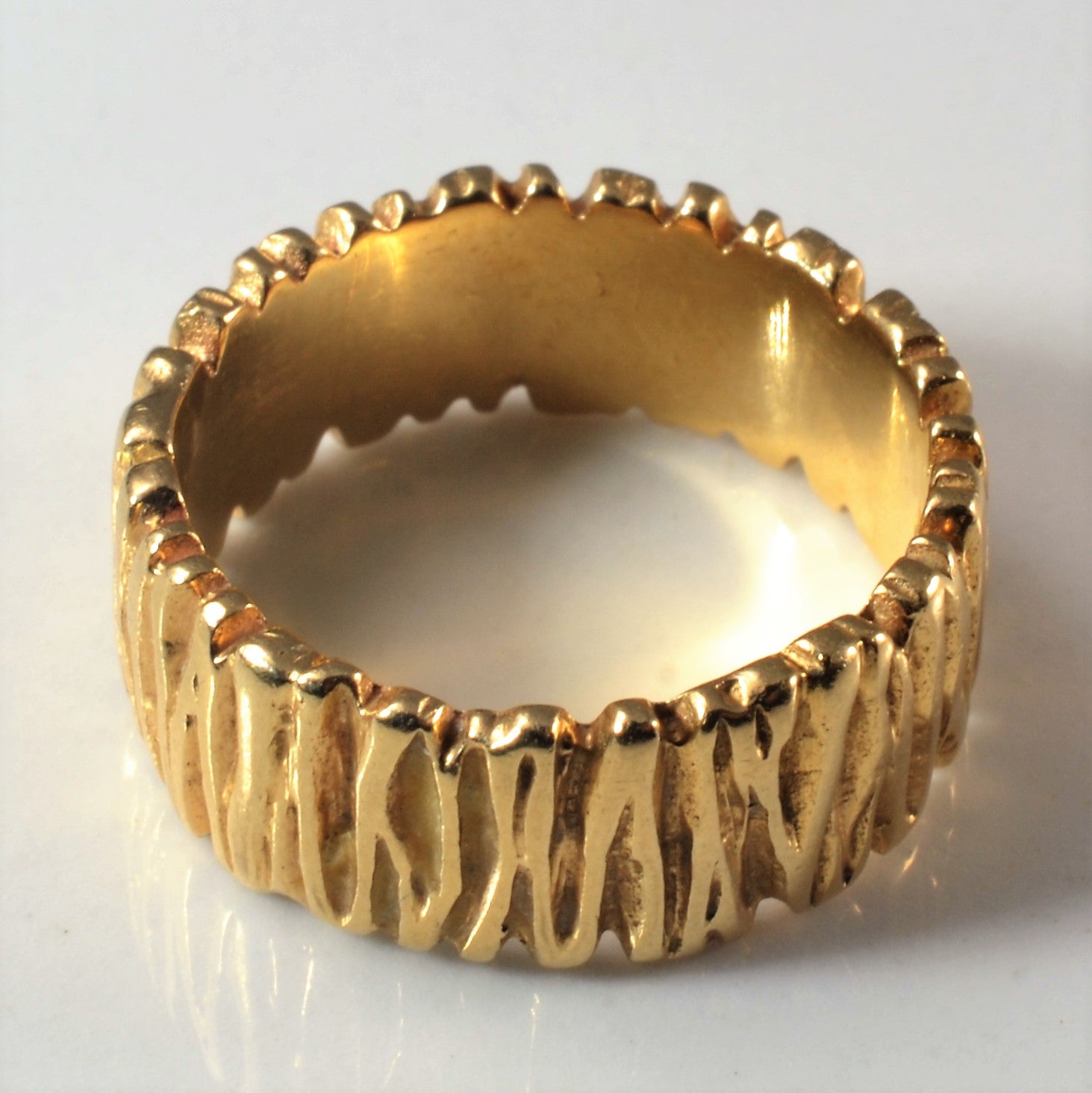 Textured Gold Ring | SZ 5.25|