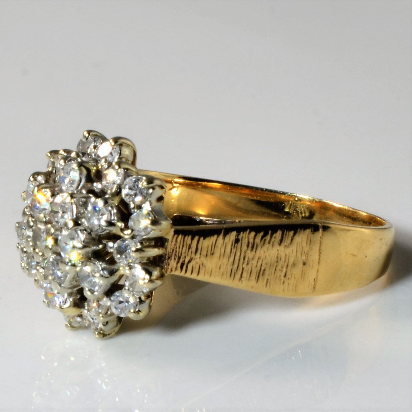 Diamond Cluster Cocktail Ring | 0.39ctw | SZ 6.75 |