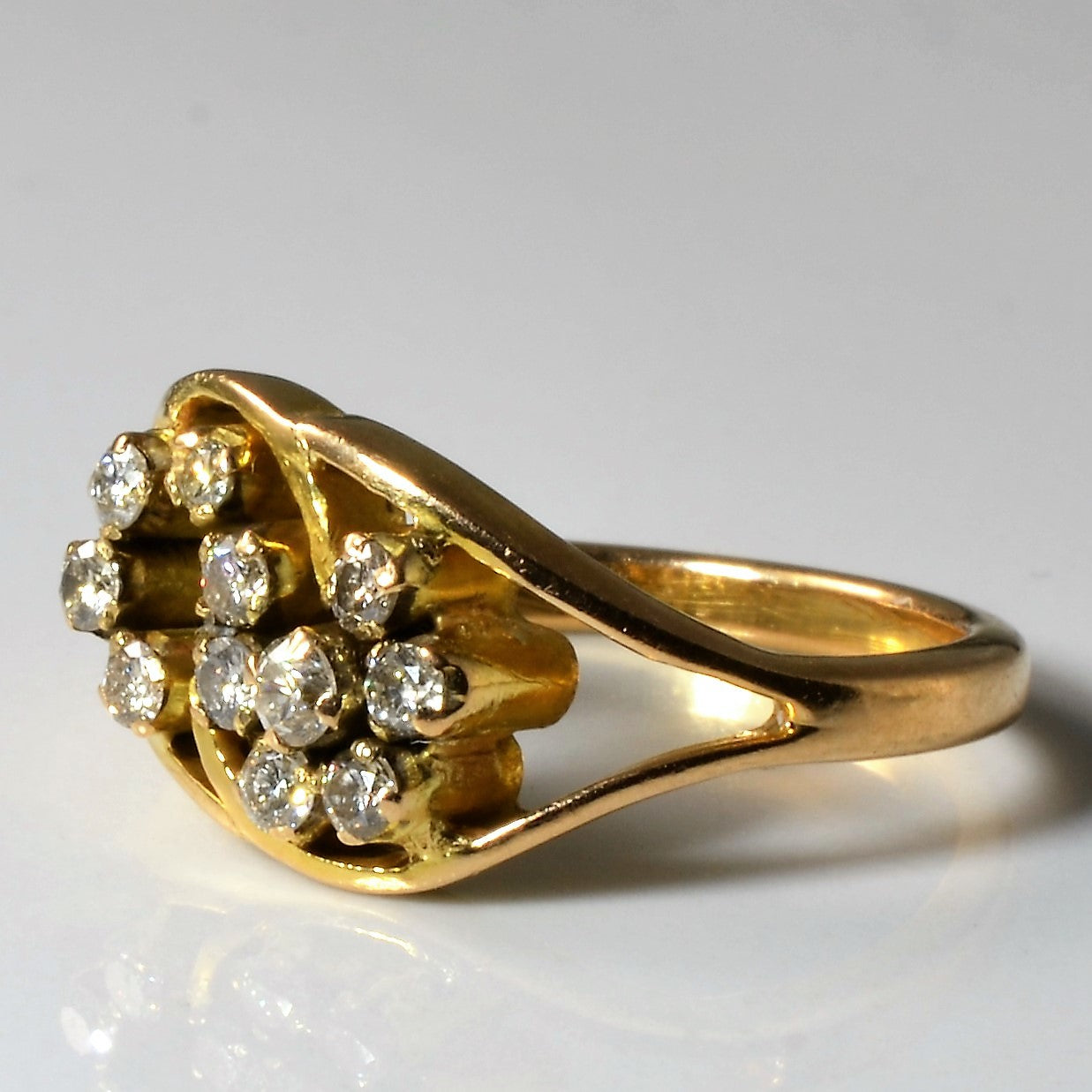 Open Work Diamond Ring | 0.30ctw | SZ 6.25 |