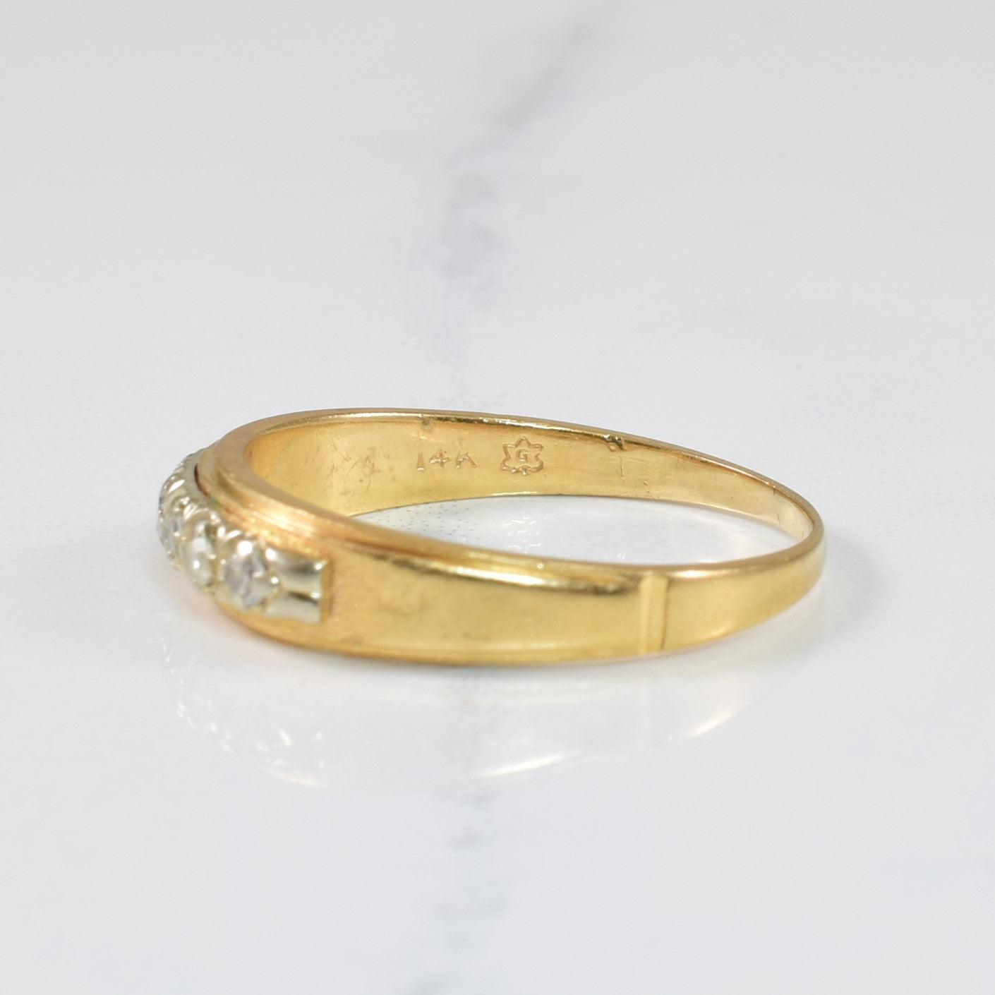 Five Stone Diamond Ring | 0.10ctw | SZ 7.75 |
