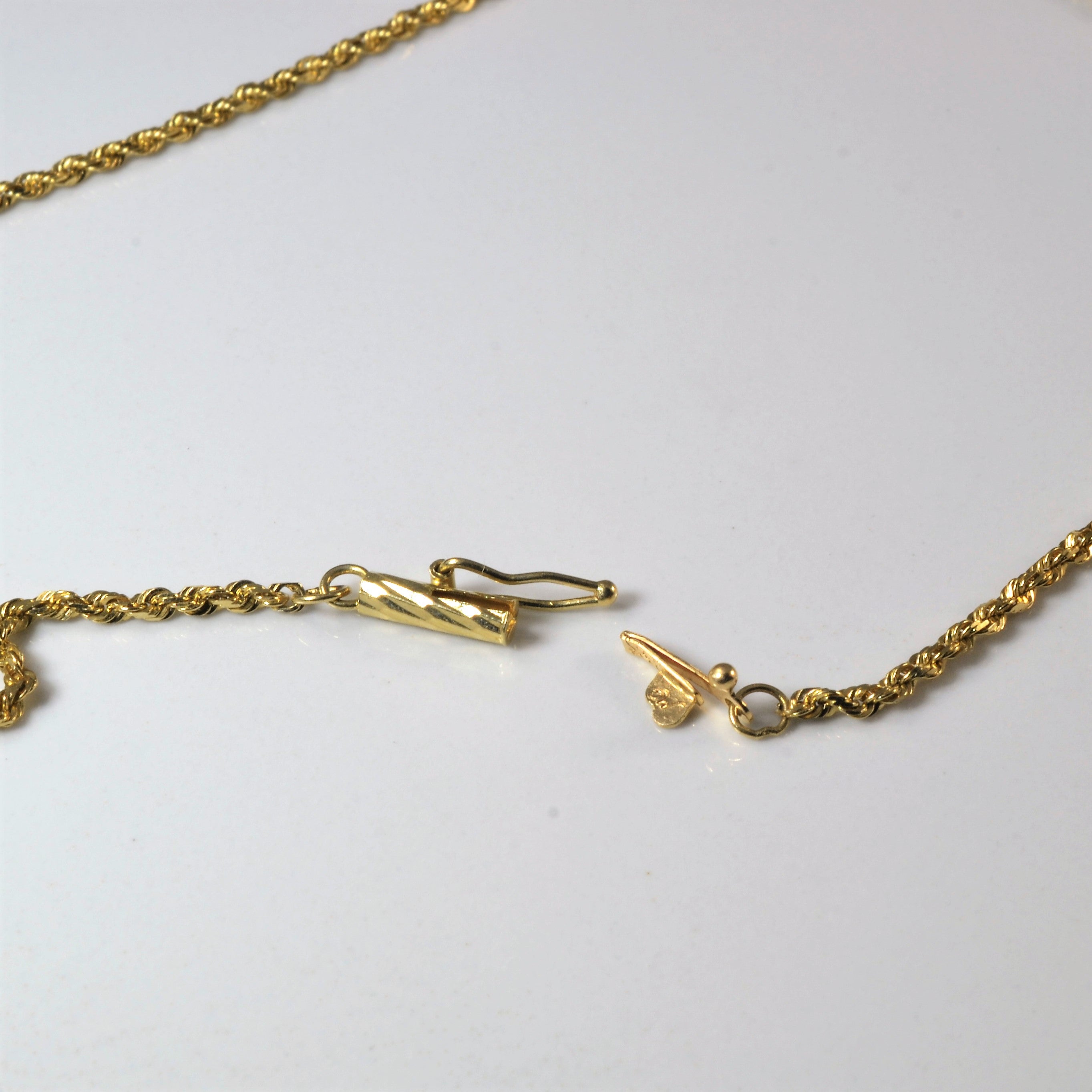 14k Yellow Gold Rope Chain | 16" |