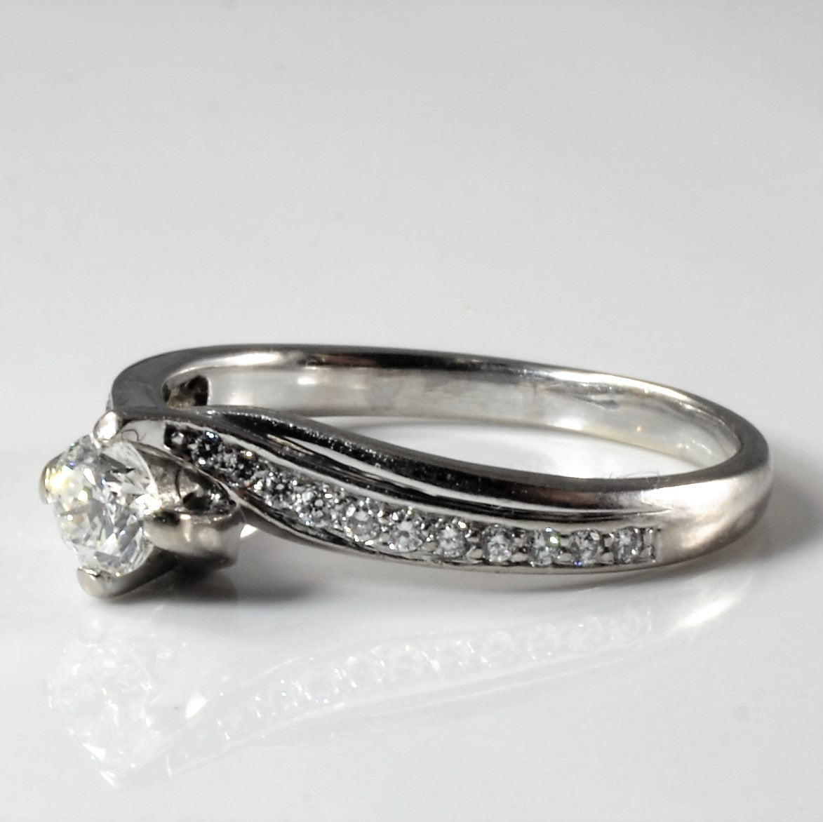 Bypass Side Stone Diamond Ring | 0.63ctw | SZ 8.5 |