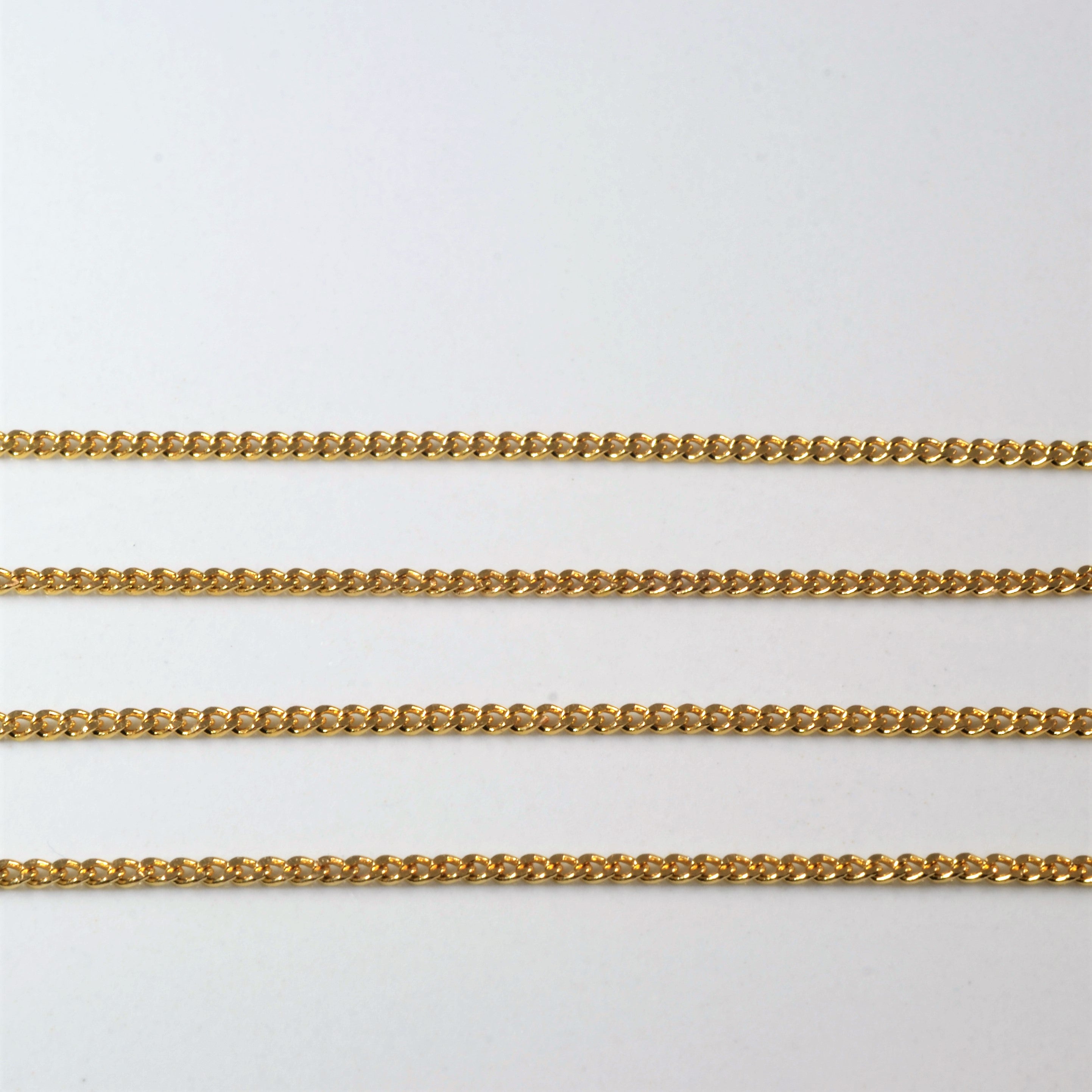 Two Tone Gold Scarab Necklace | 0.02ctw | 18" |