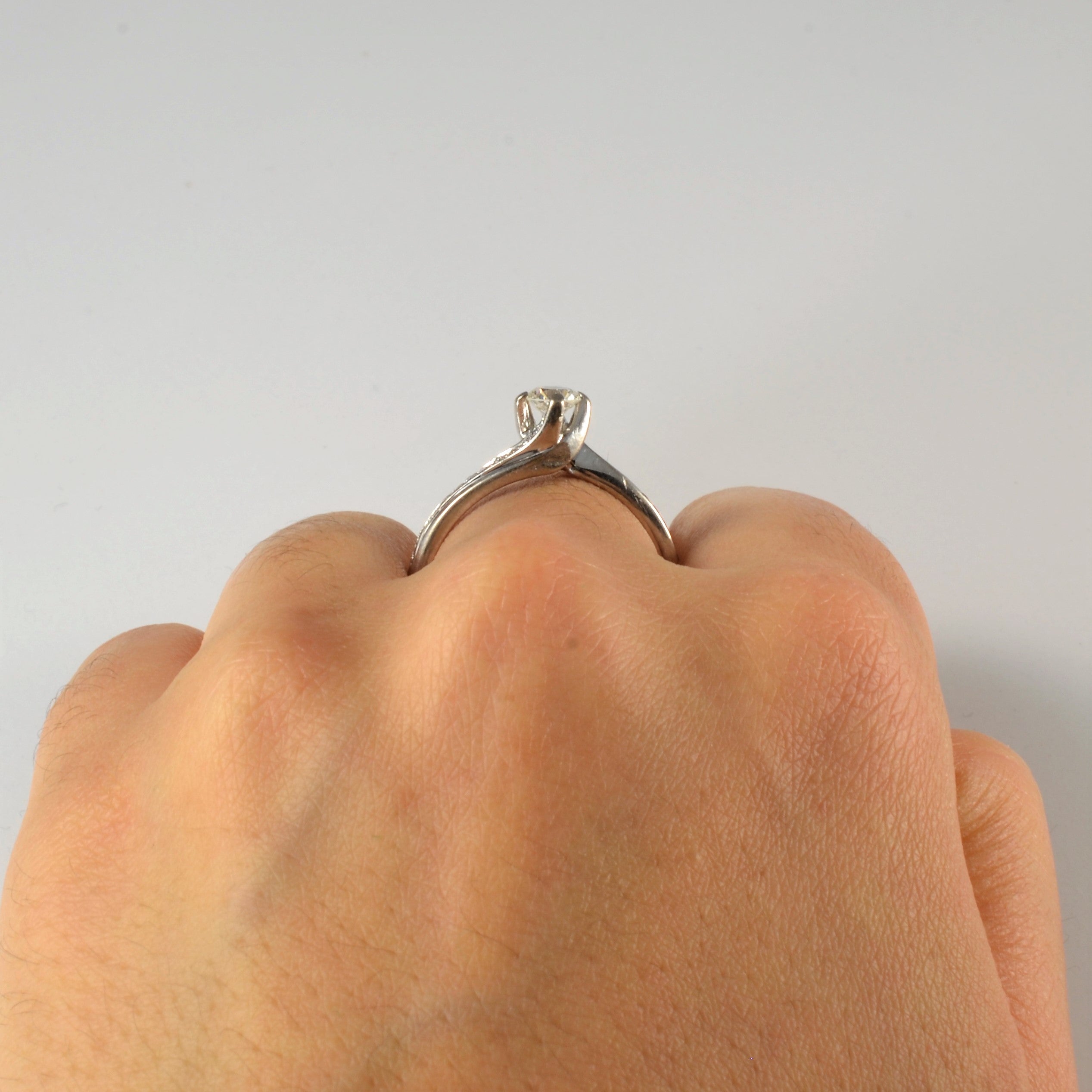 Bypass Side Stone Diamond Ring | 0.63ctw | SZ 8.5 |