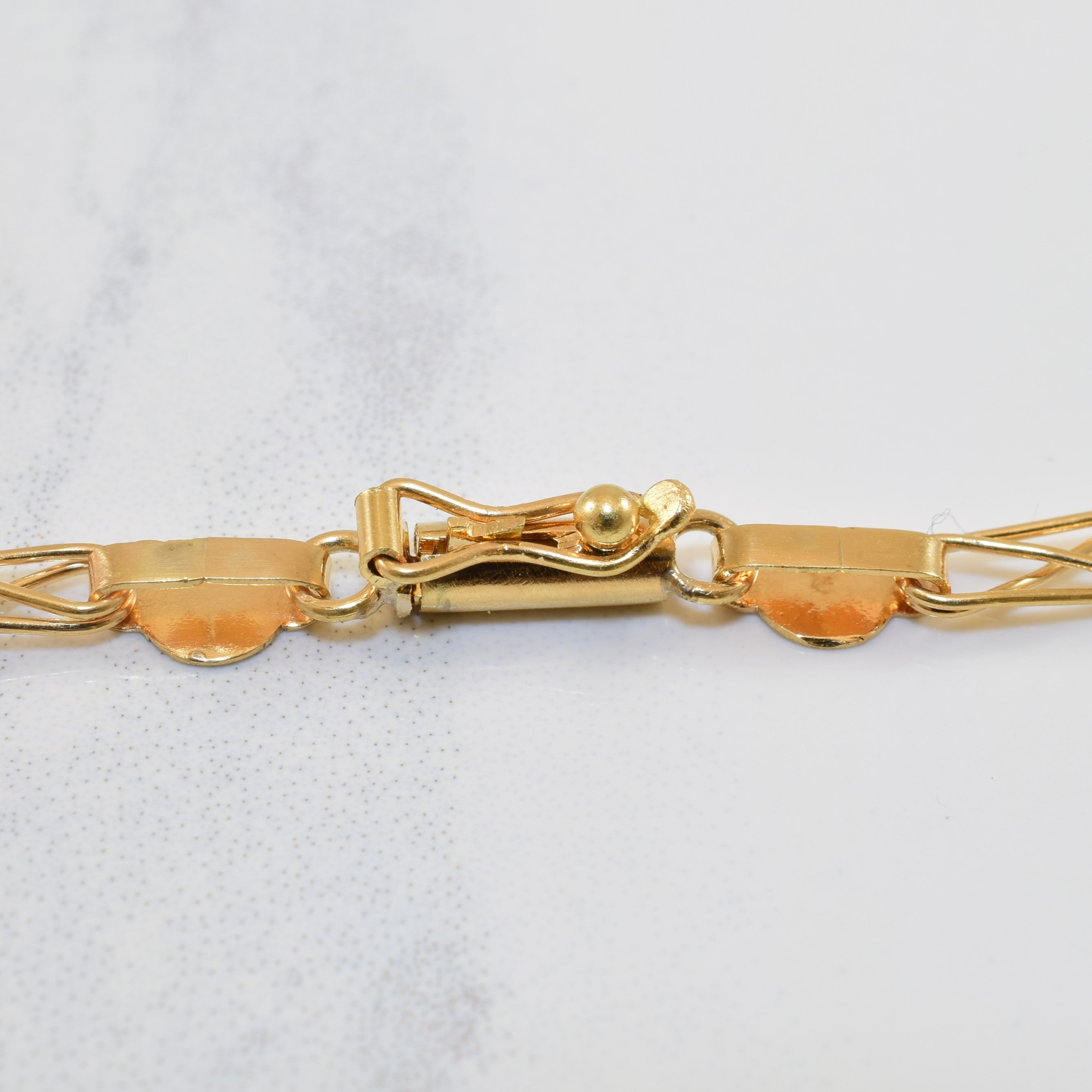 18k Yellow Gold Fancy Link Chain | 18" |