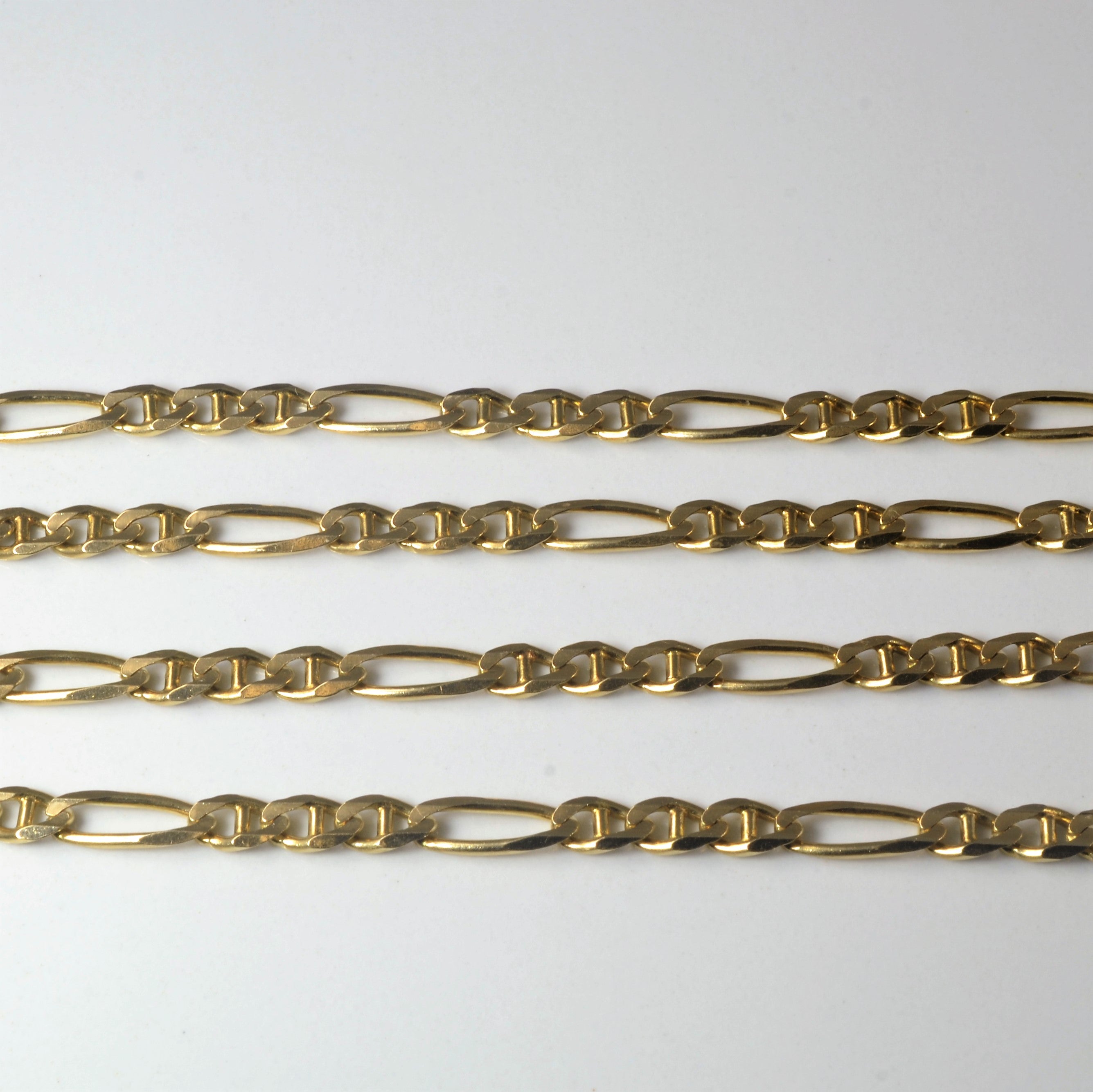 10k Yellow Gold Figaro Chain | 22" |