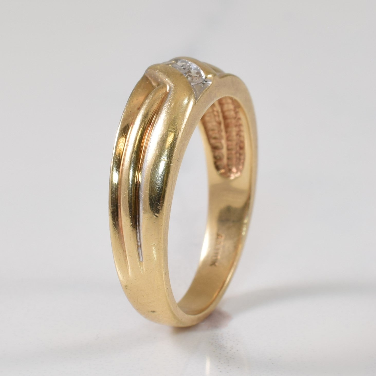 Channel Set Diamond Ring | 0.07ctw | SZ 7.5 |
