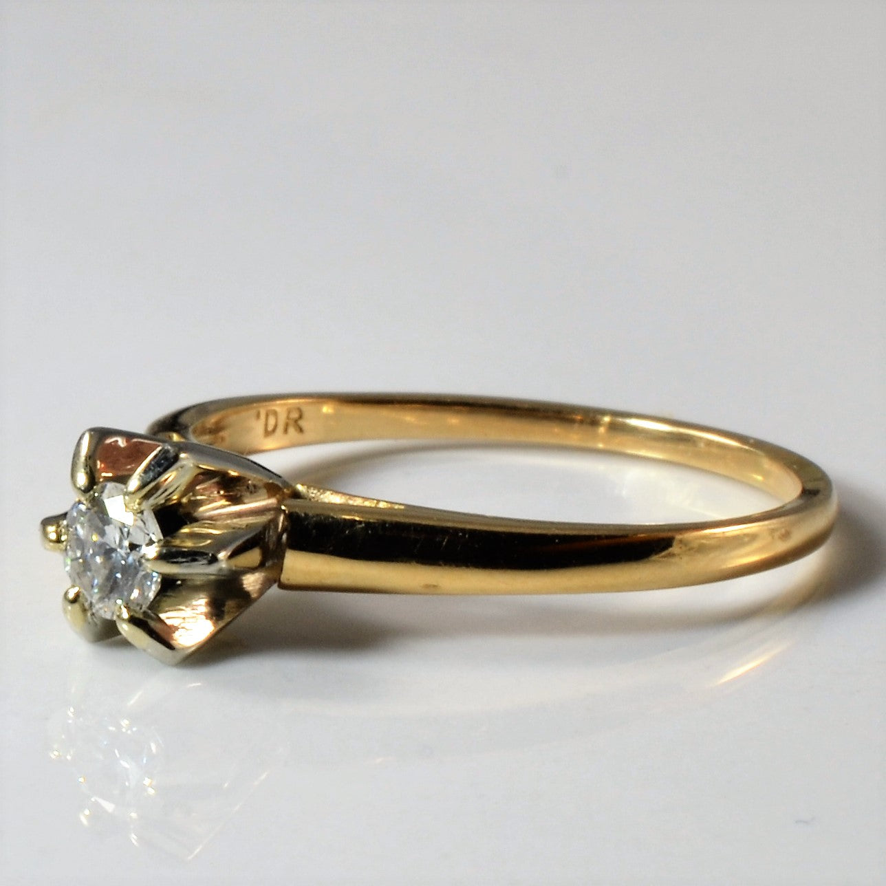 Claw Set Solitaire Diamond Ring | 0.18ct | SZ 7 |