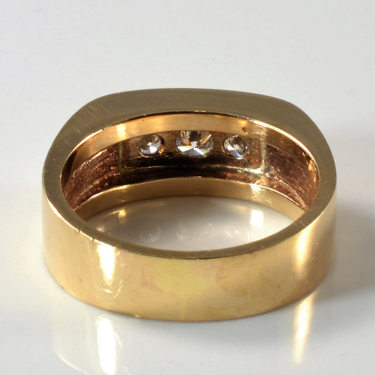 Three Stone Diamond Band | 0.61ctw | SZ 11 |