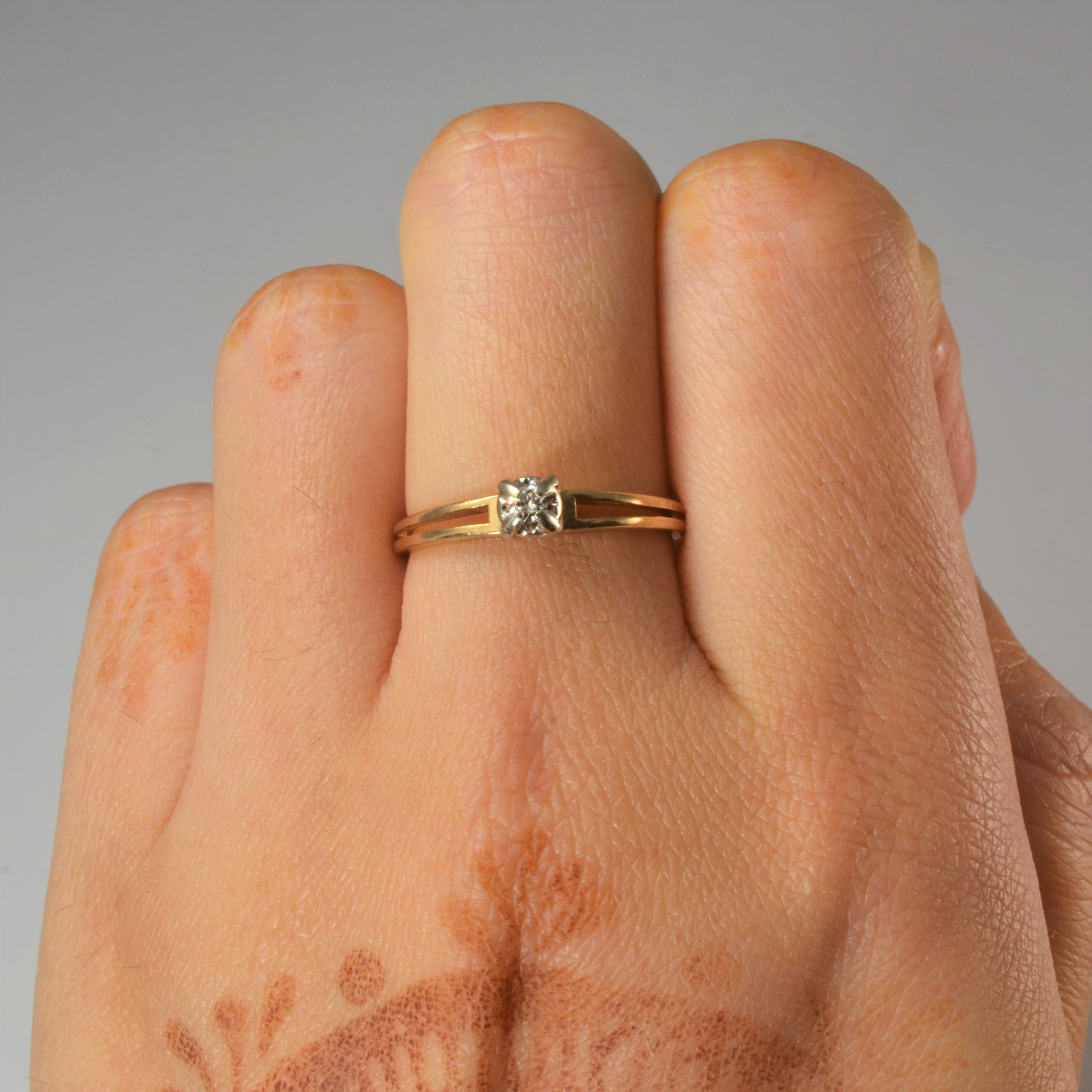 Solitaire Diamond Ring | 0.05ct | SZ 6 |