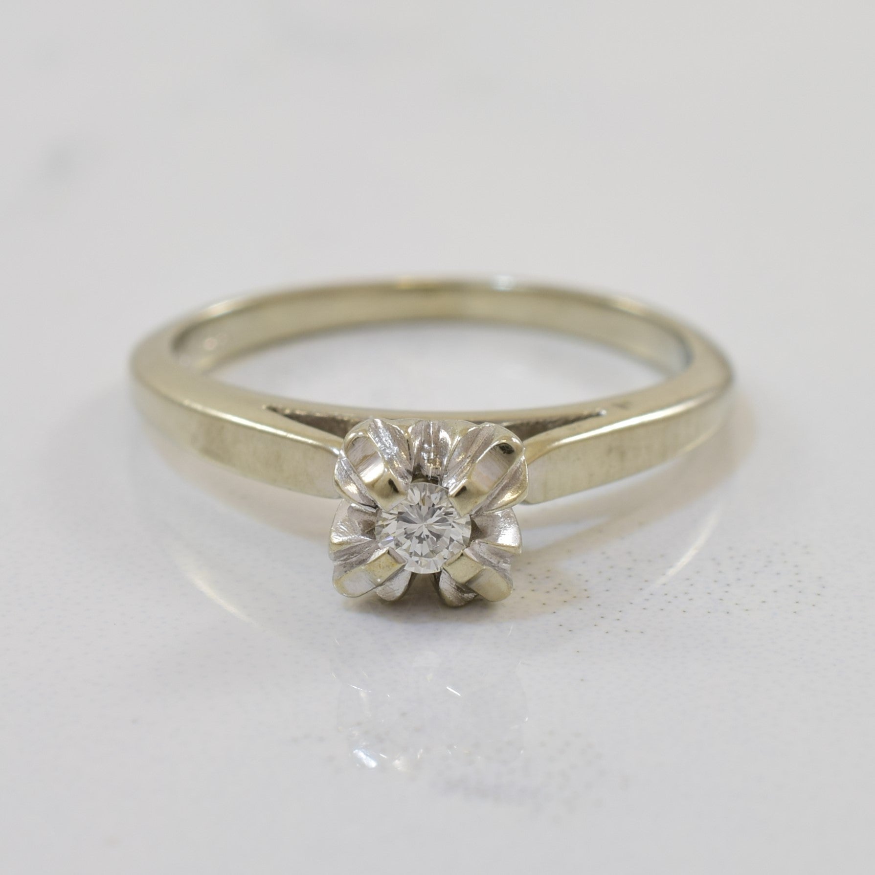 1940s Illusion Set Diamond Ring | 0.06ct | SZ 4.5 |