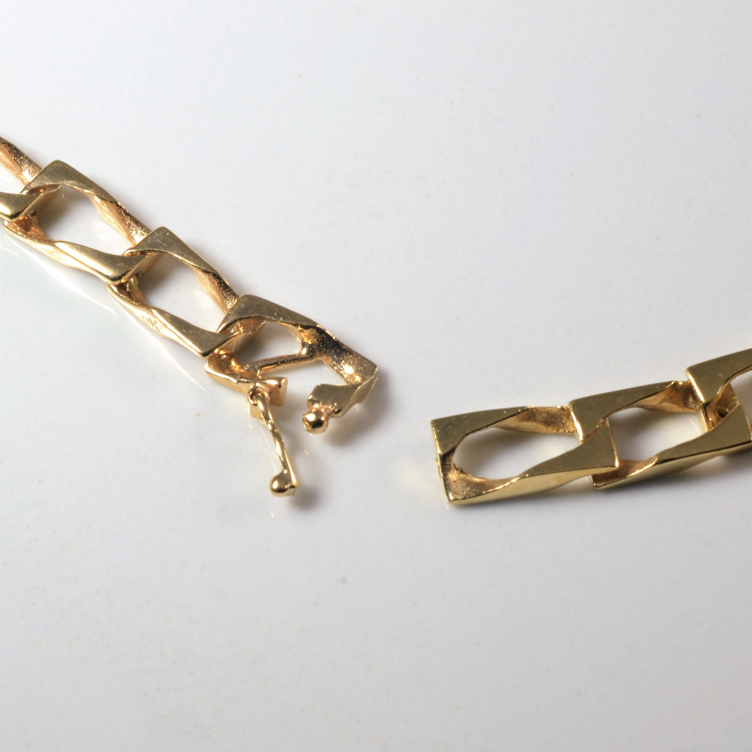 10k Yellow Gold Wide Open Link Chain | 19.5" |