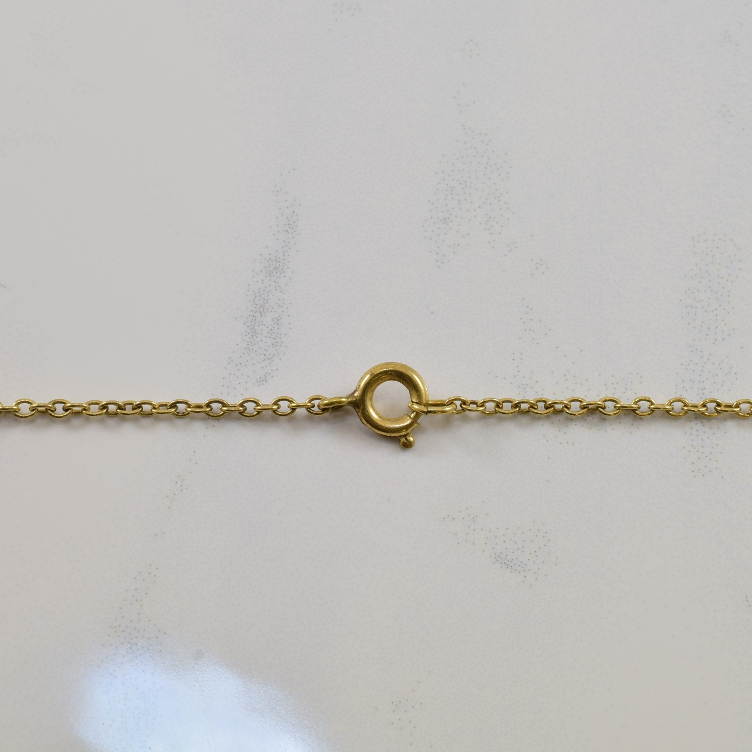 Seed Pearl Flower Filigree Necklace | 1.50ctw | 18" |