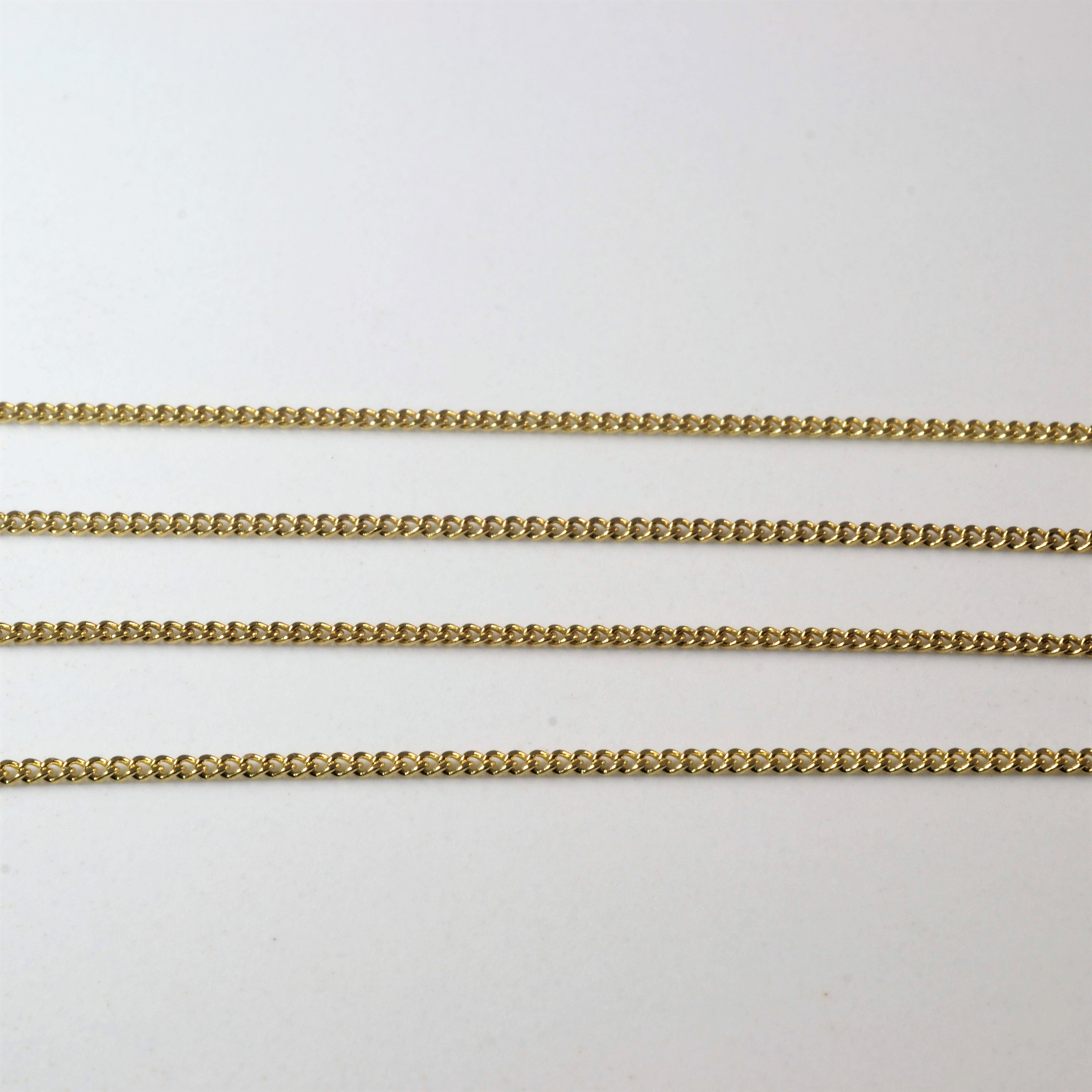Flush Set Diamond Symbol Necklace | 0.18ctw | 16" |