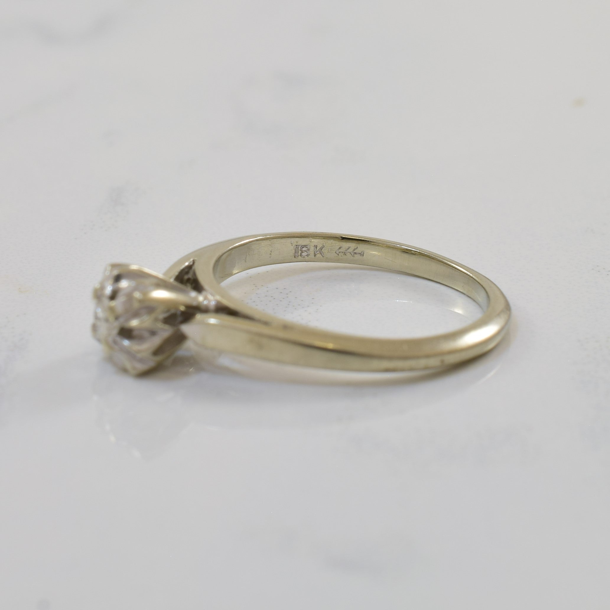 1940s Illusion Set Diamond Ring | 0.06ct | SZ 4.5 |
