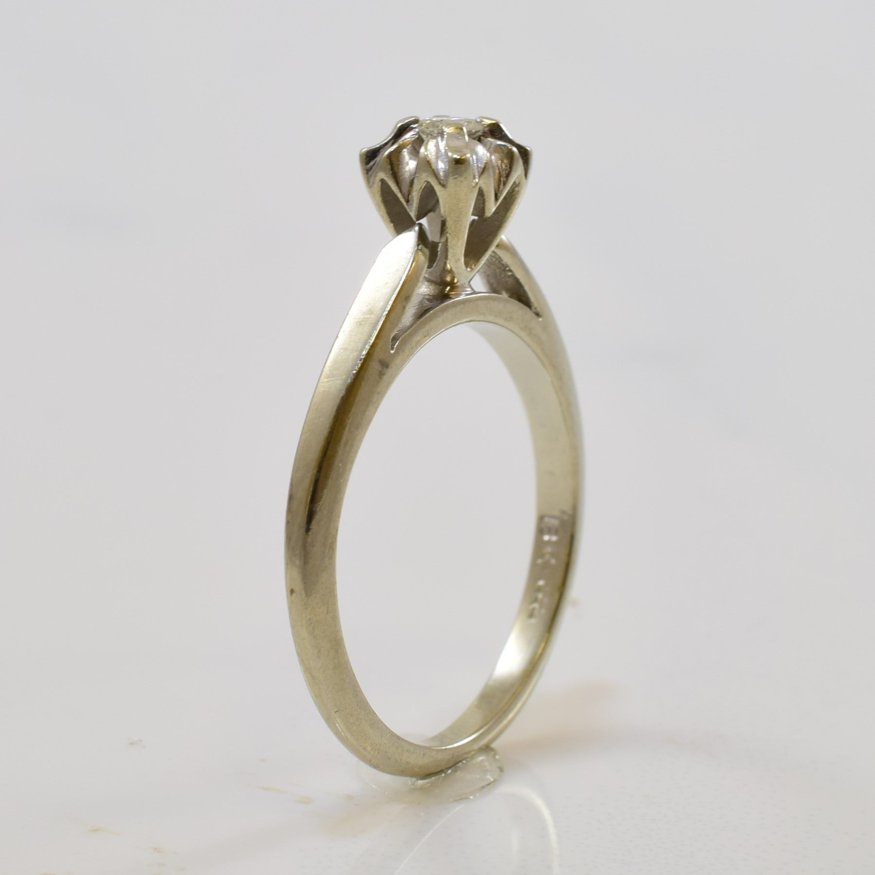 1940s Illusion Set Diamond Ring | 0.06ct | SZ 4.5 |