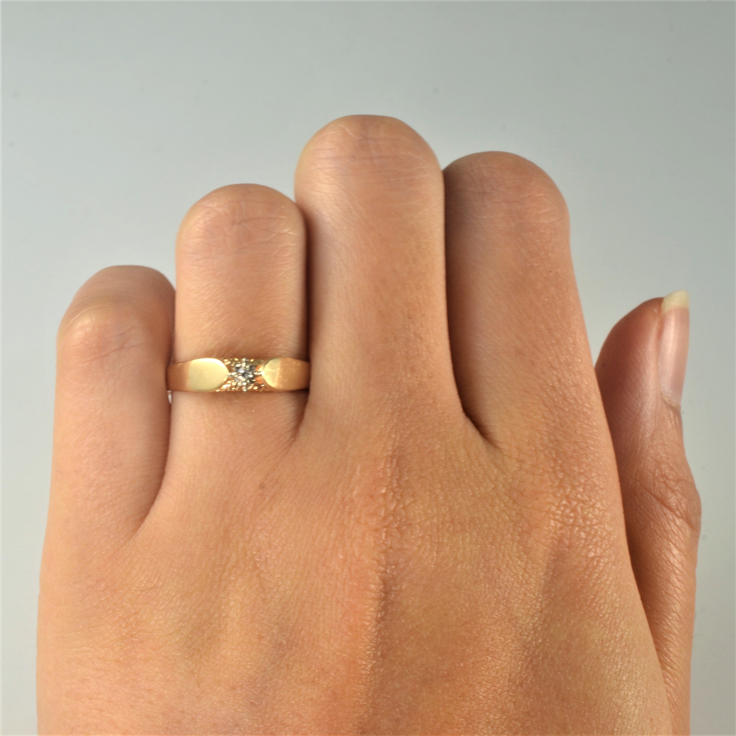 Solitaire Diamond Ring | 0.02ct | SZ 6.25 |