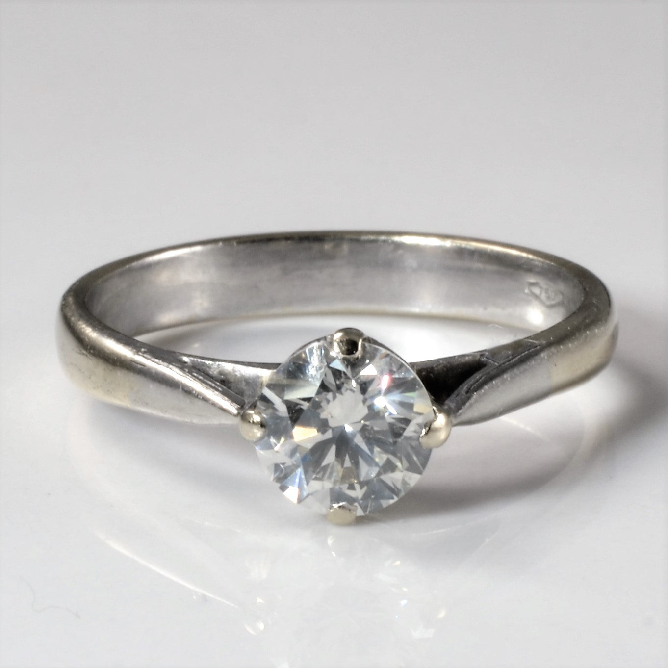 East West Basket Set Diamond Engagement Ring | 0.69ct | SZ 6.25 |