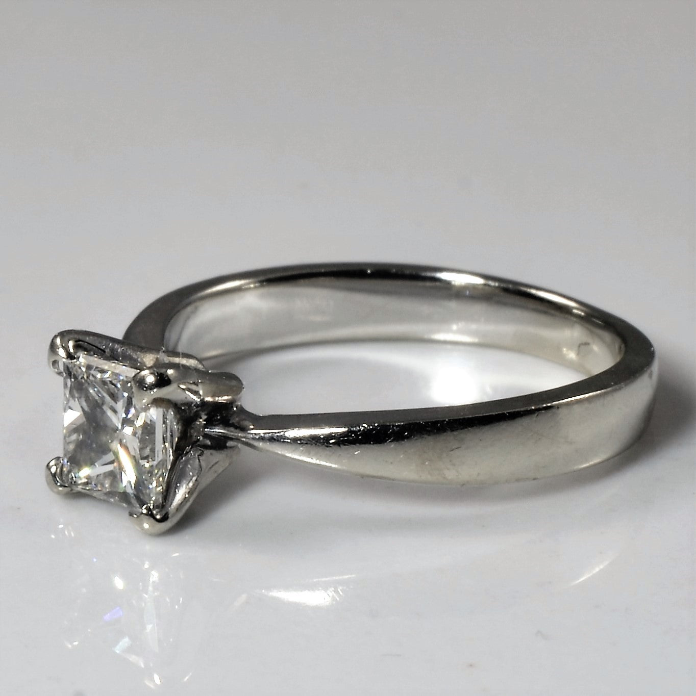 Solitaire Princess Canadian Diamond Ring | 0.54ct | SZ 4 |