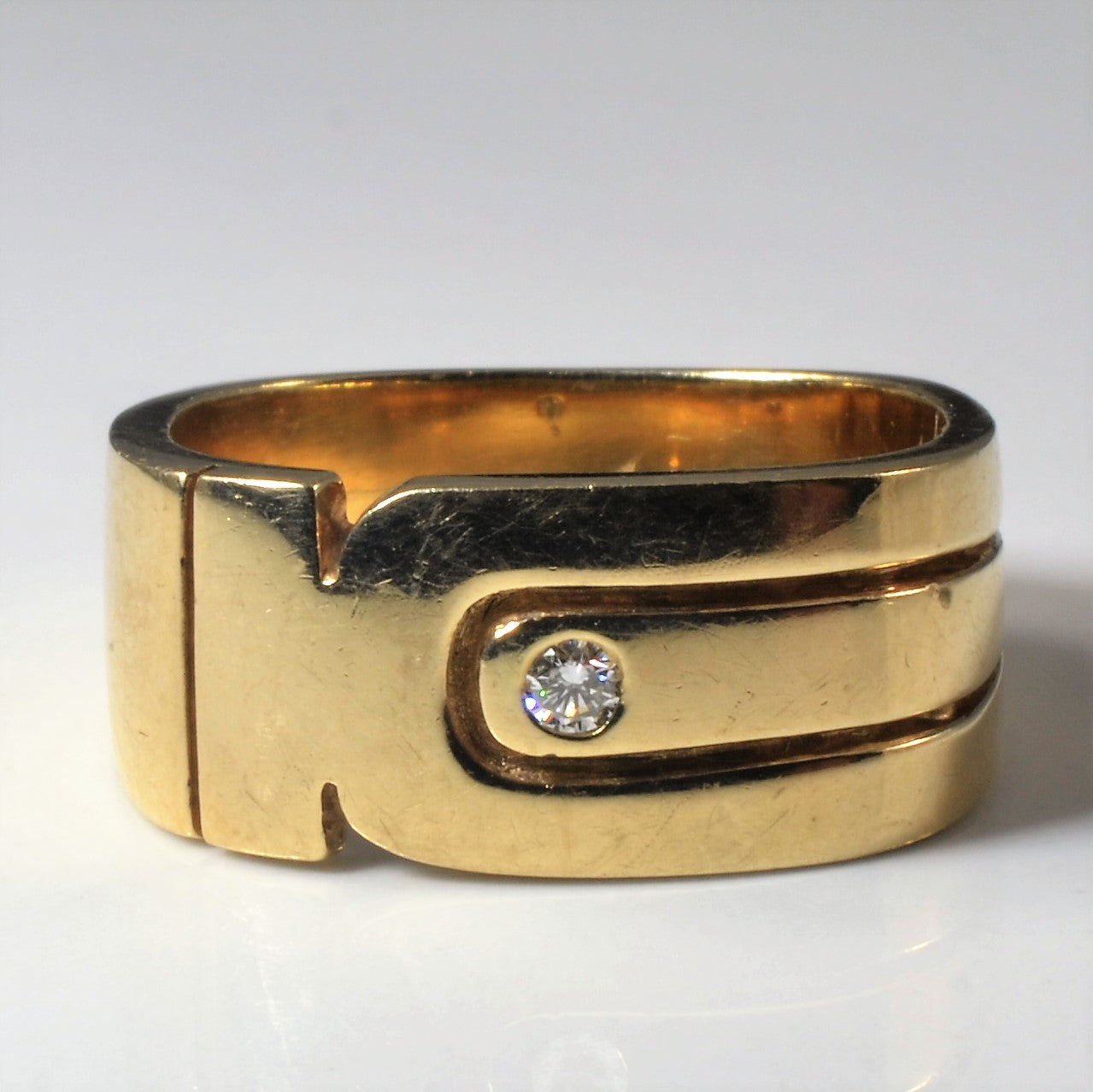Diamond Initial 'K' Ring | 0.06ct | SZ 10 |