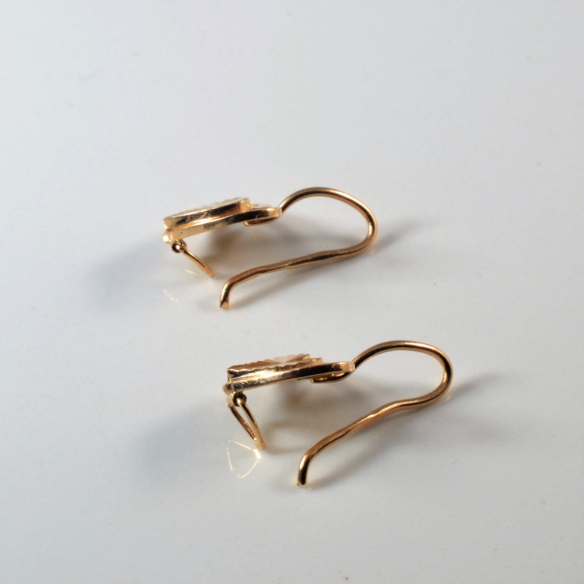 Gold Heart Earrings |
