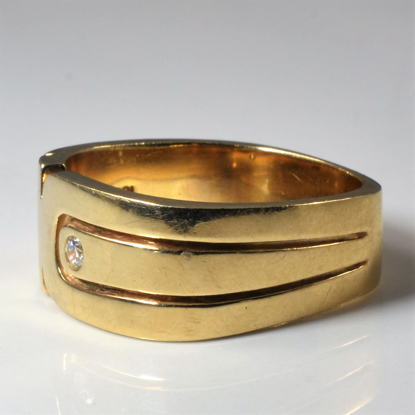 Diamond Initial 'K' Ring | 0.06ct | SZ 10 |