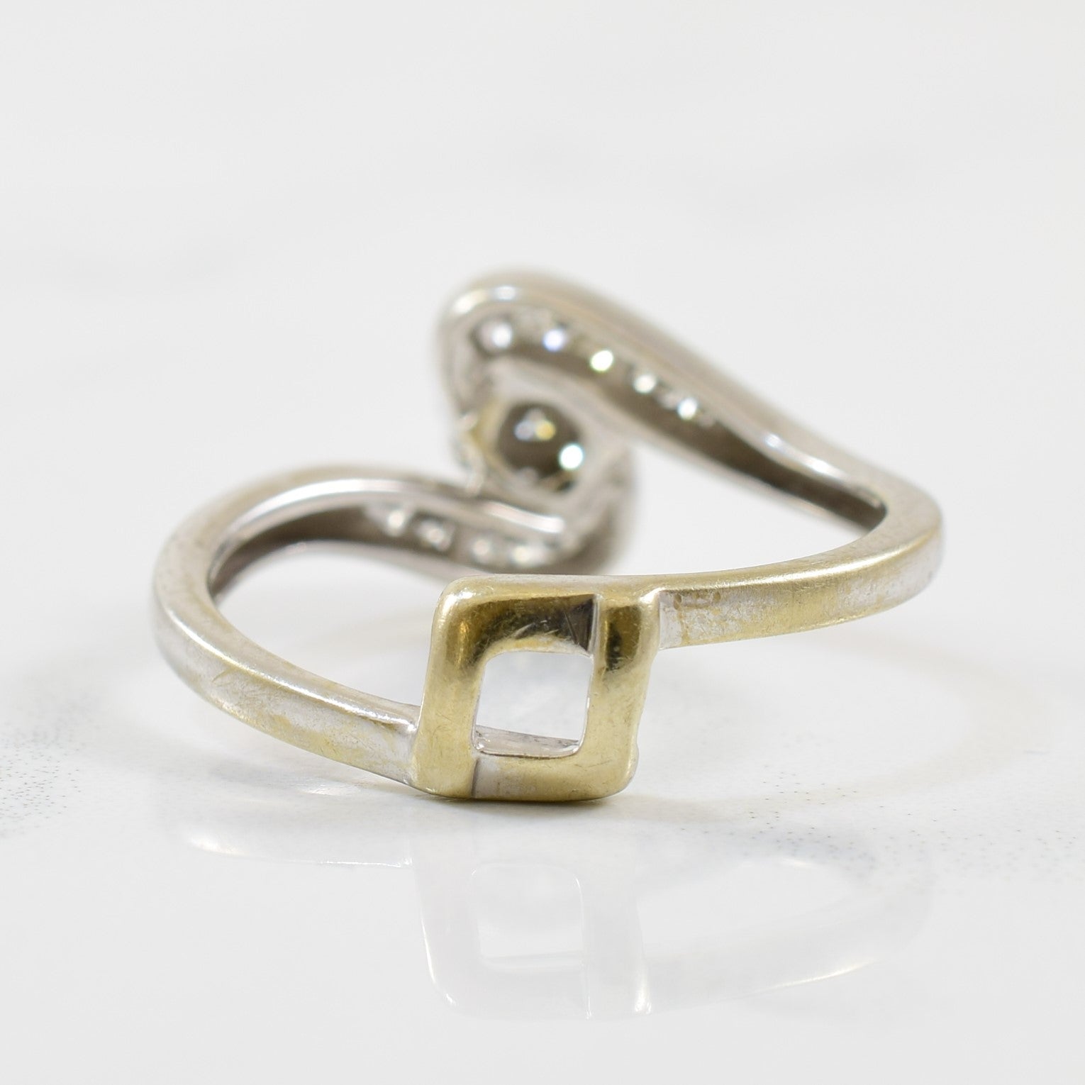 Diamond Cluster Bypass Ring | 0.25ctw | SZ 7 |