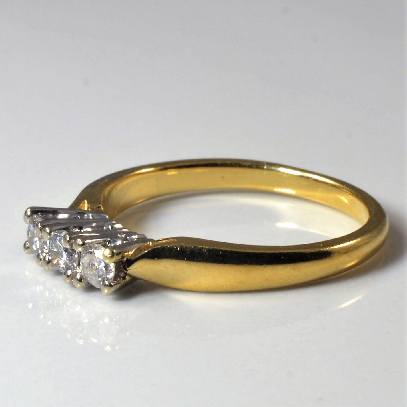 Three Stone Diamond Ring | 0.23ctw | SZ 6.25 |
