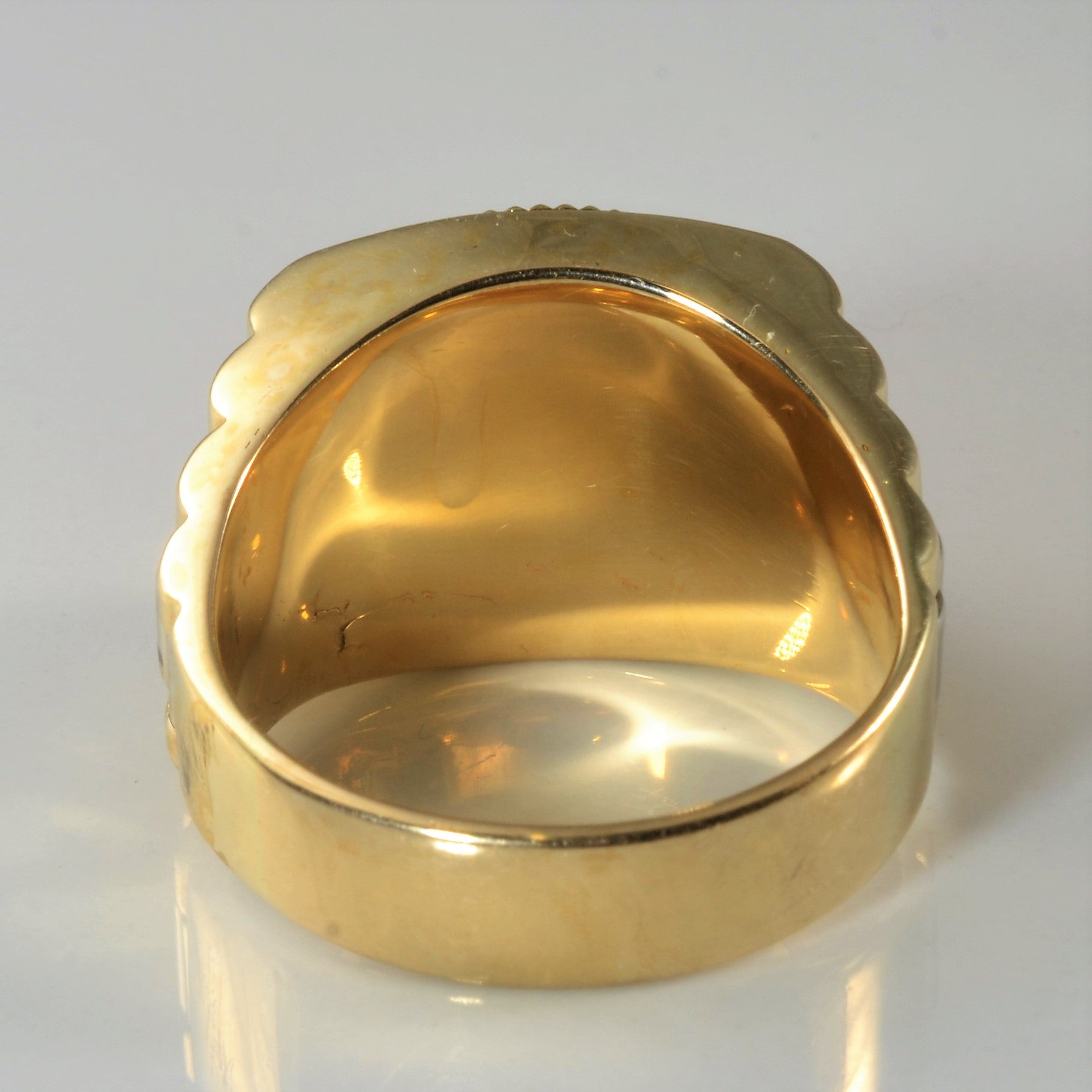Bague-montre sertie de diamants | 1,75 ct | Taille 14,5 |