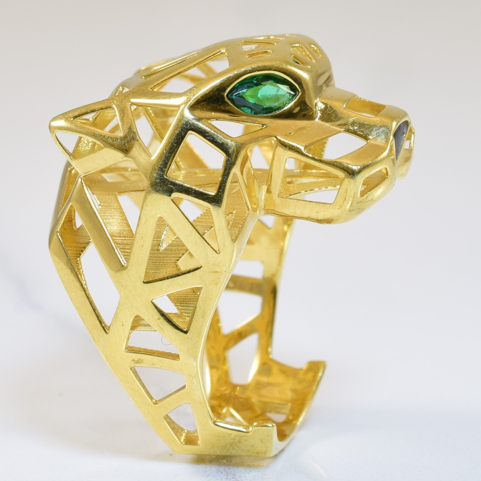 Panther Emerald Ring | 0.14ctw | SZ 6 |